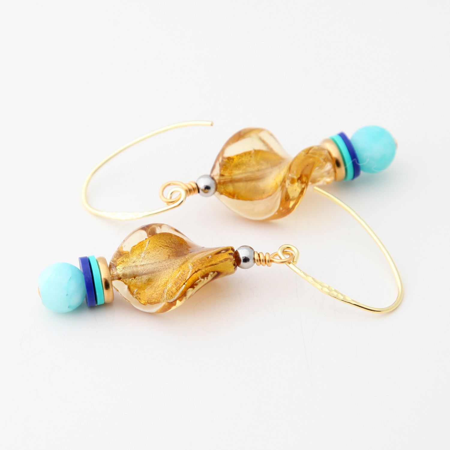 Farheen Ali: Secessionist Plate Earrings Product Image 3 of 3