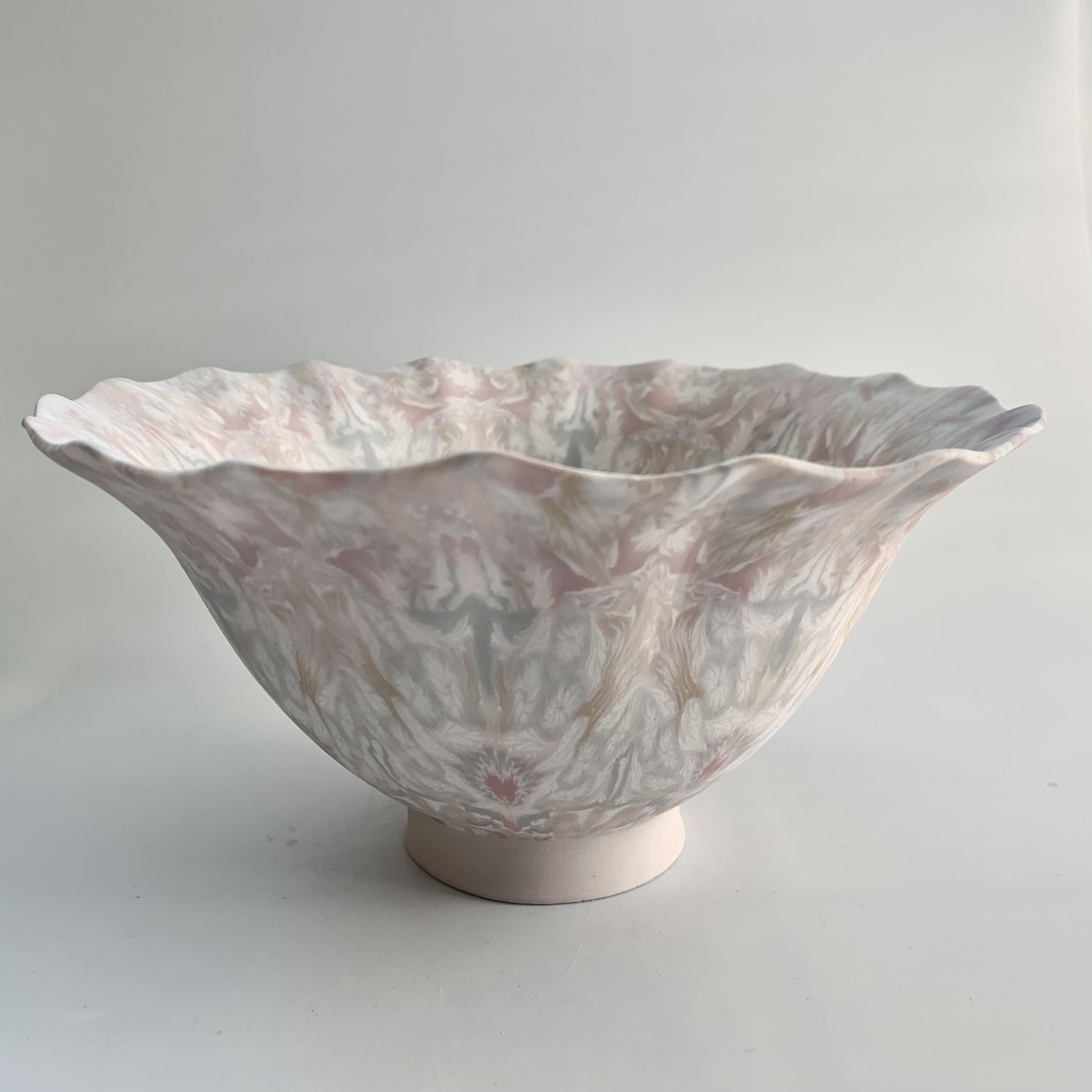 Eiko Maeda: Medium Pink and Yellow Bowl Product Image 2 of 4