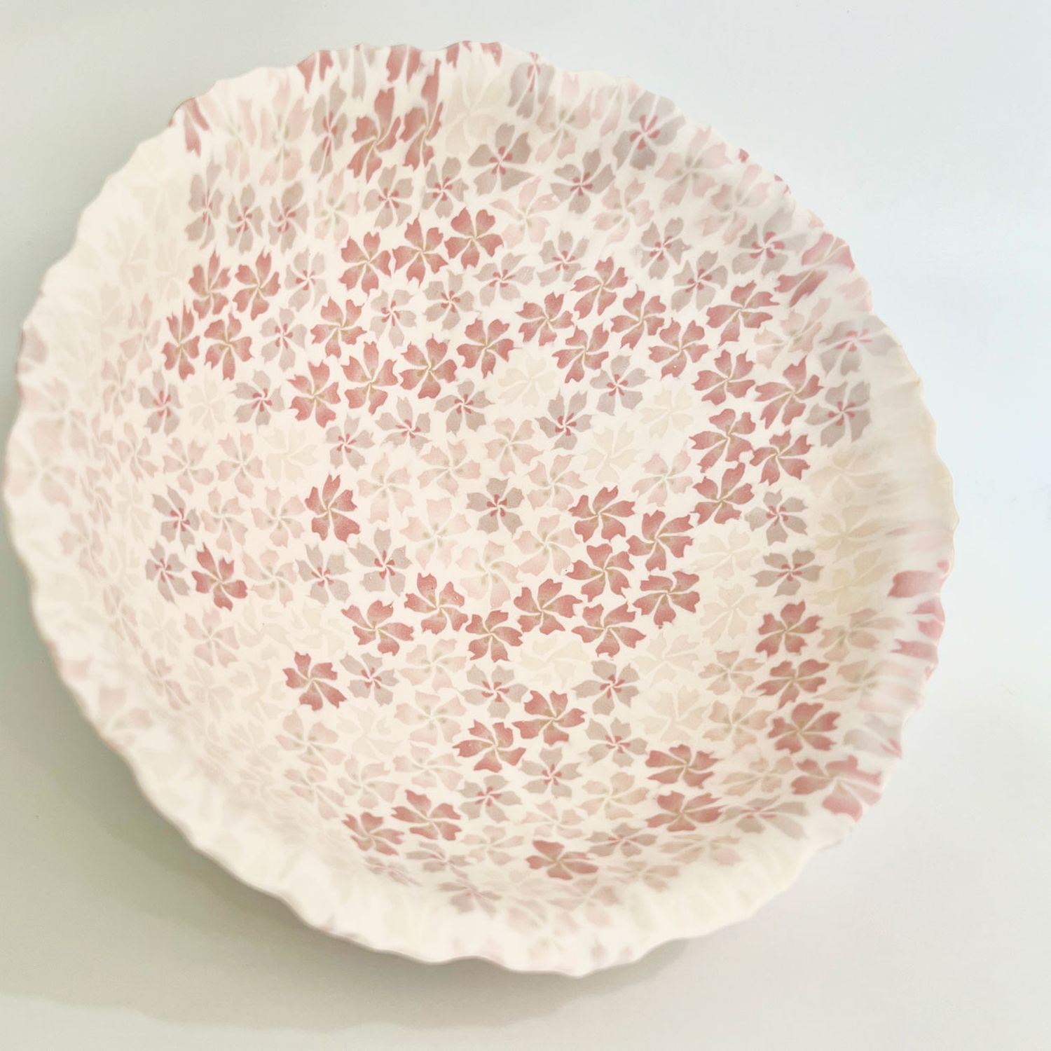 Eiko Maeda: Pink and Purple Floral Bowl Product Image 2 of 2
