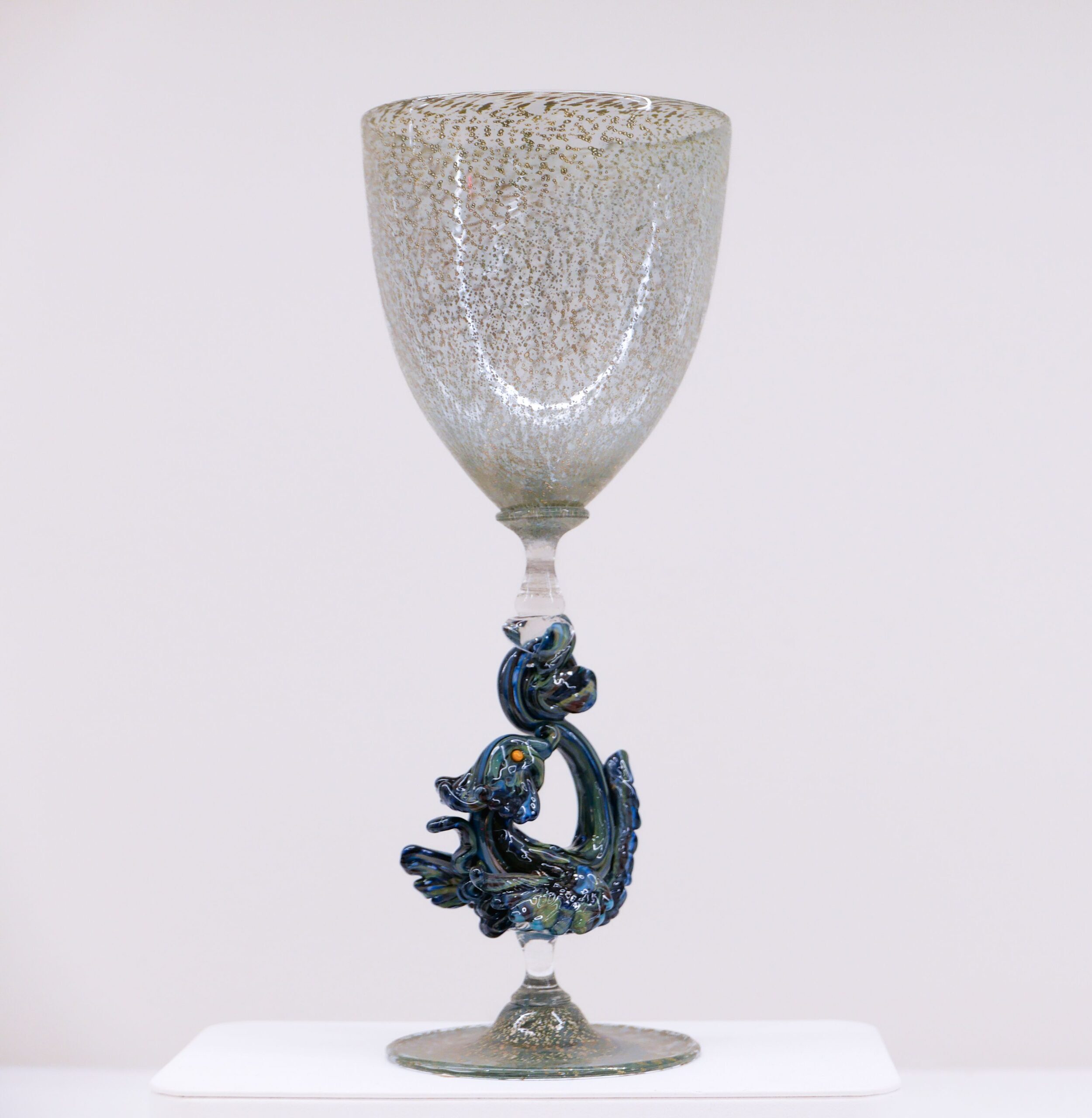 Charlie Larouche: Sea Bird Stemmed Glass Product Image 1 of 3