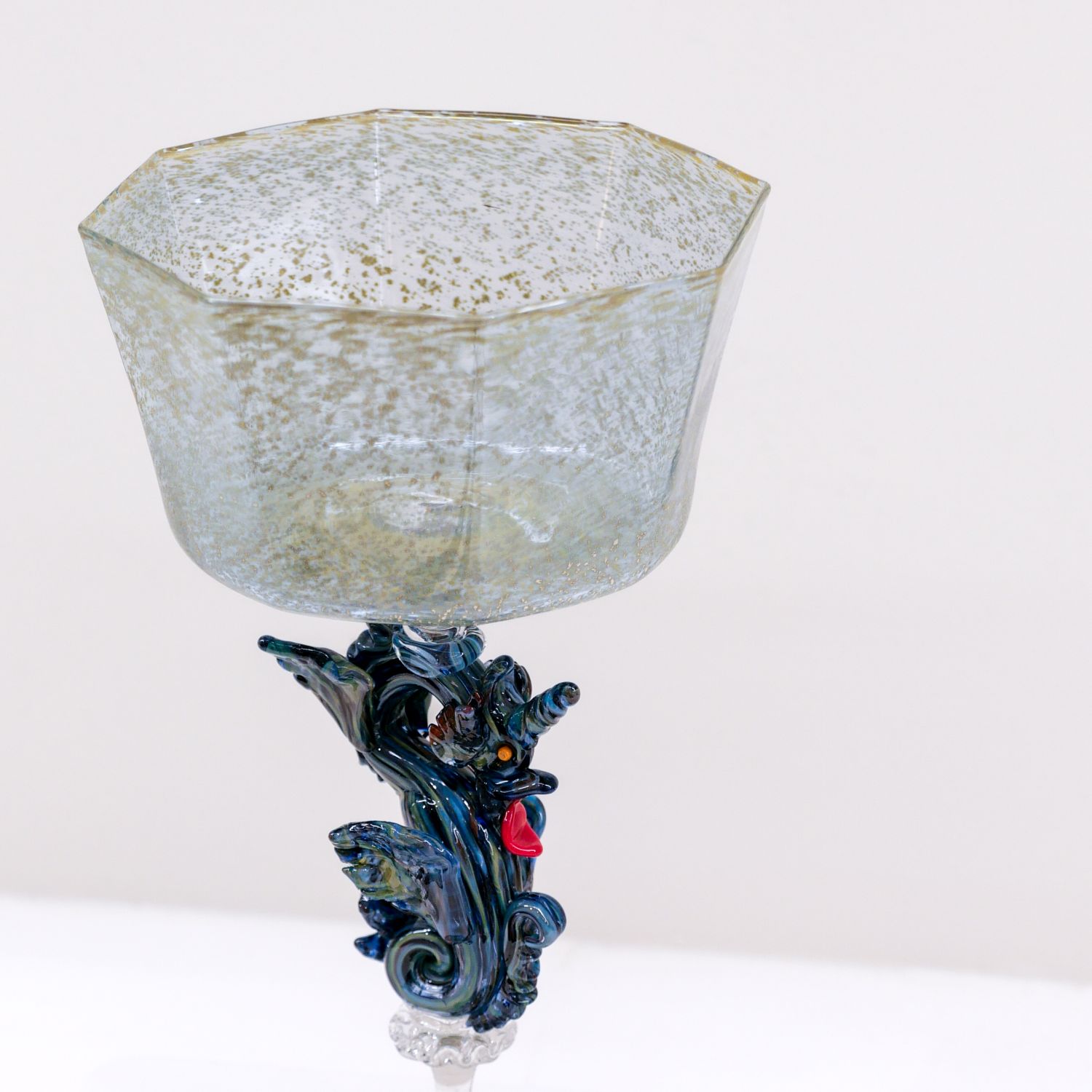 Charlie Larouche: Dragon Stemmed Glass Product Image 2 of 4