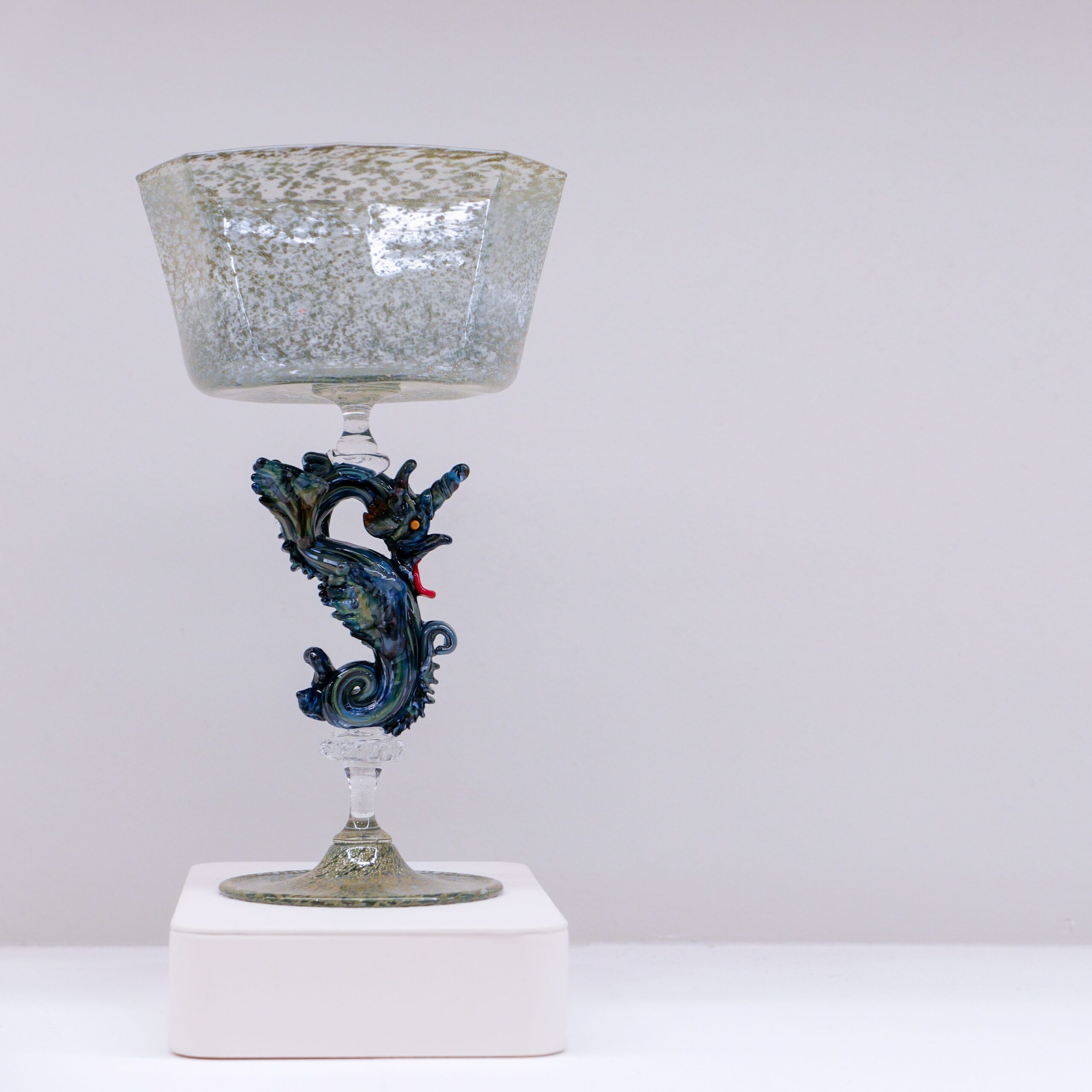 Charlie Larouche: Dragon Stemmed Glass Product Image 4 of 4