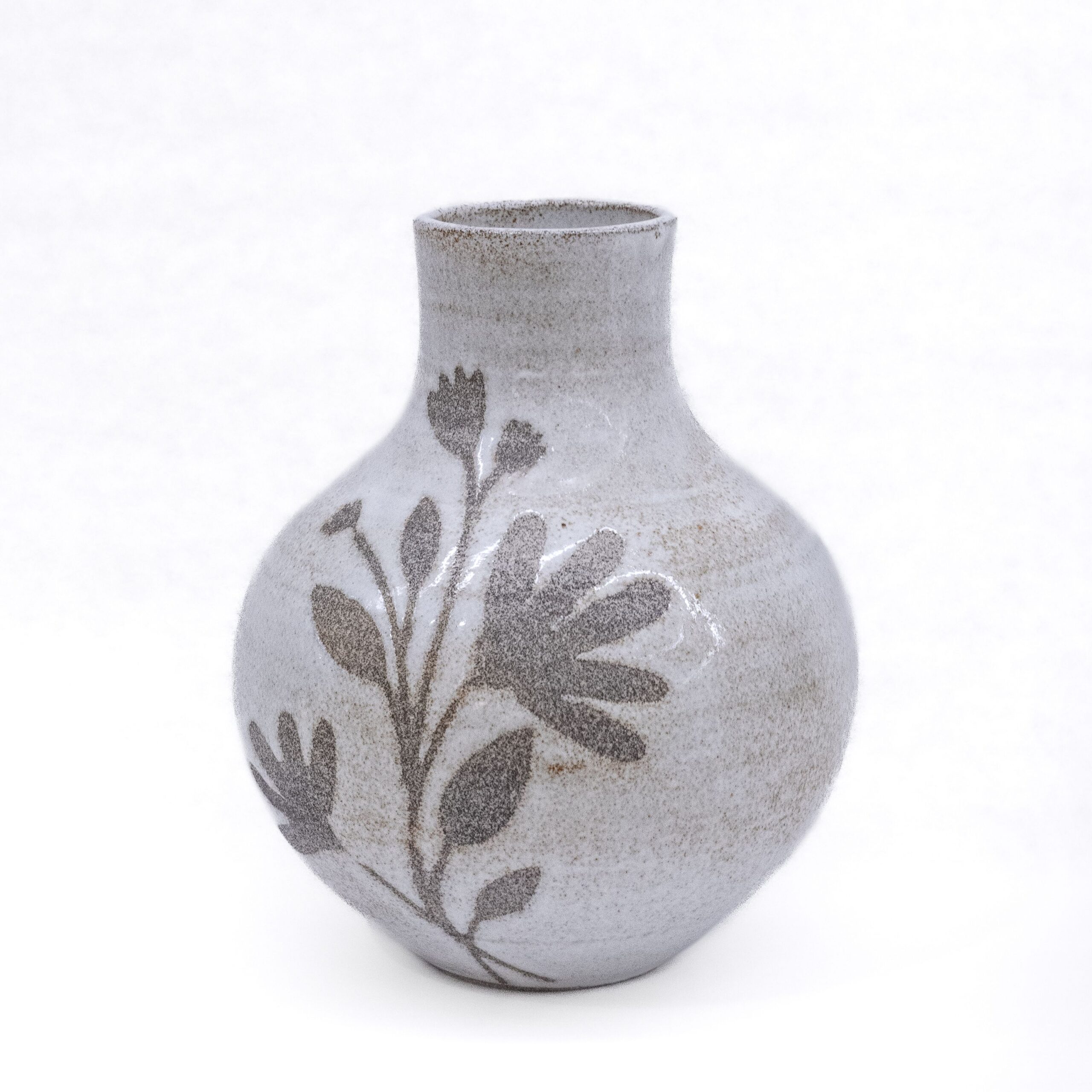 Jenanne Longman: White Bottle Vase Product Image 1 of 2