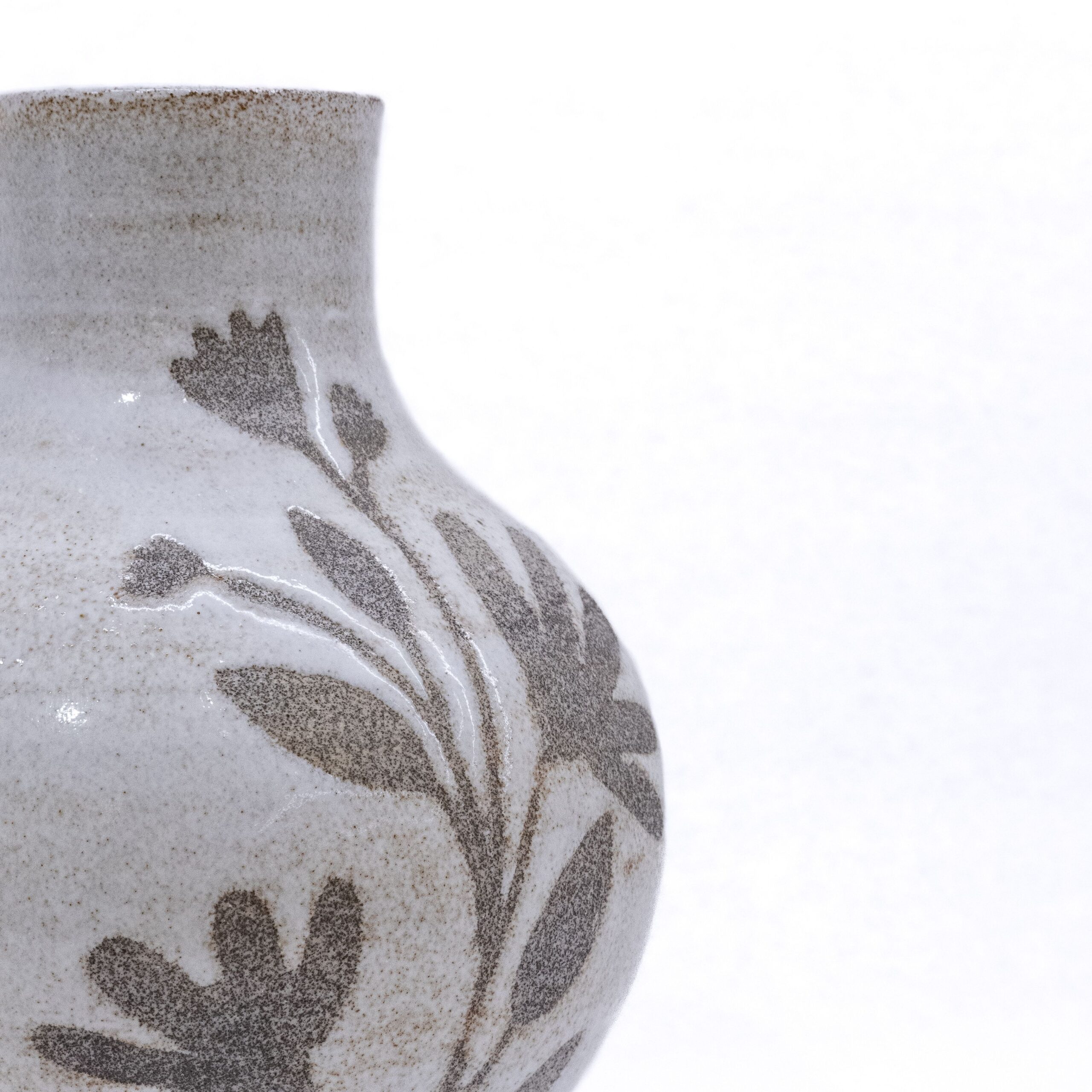 Jenanne Longman: White Bottle Vase Product Image 2 of 2