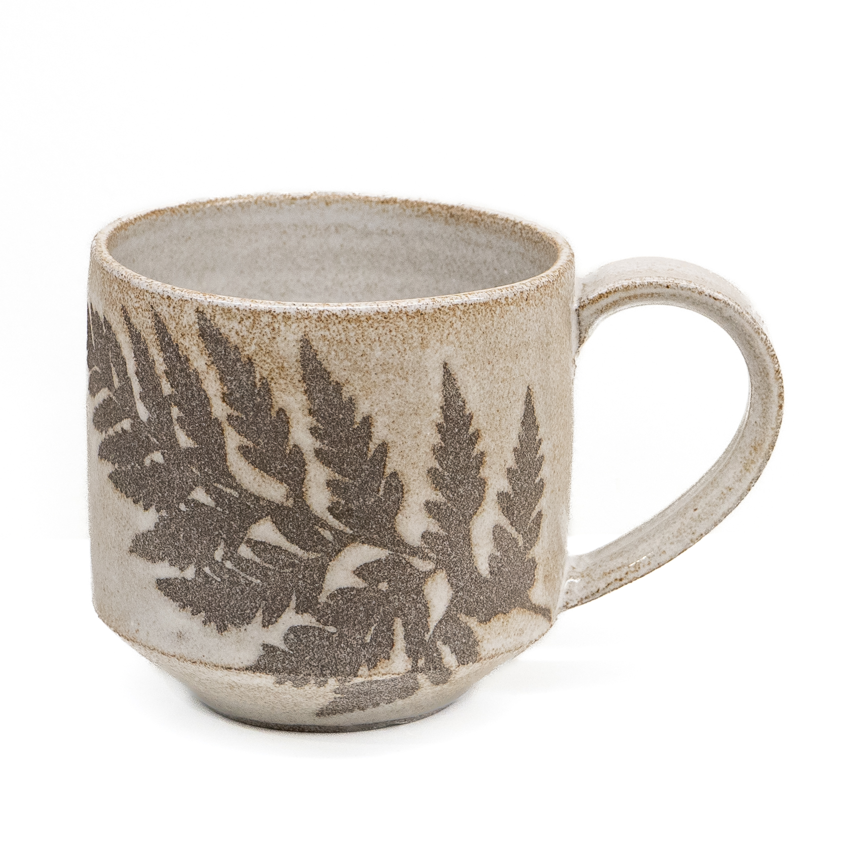 Jenanne Longman: Large White Leaf Mug Product Image 1 of 3