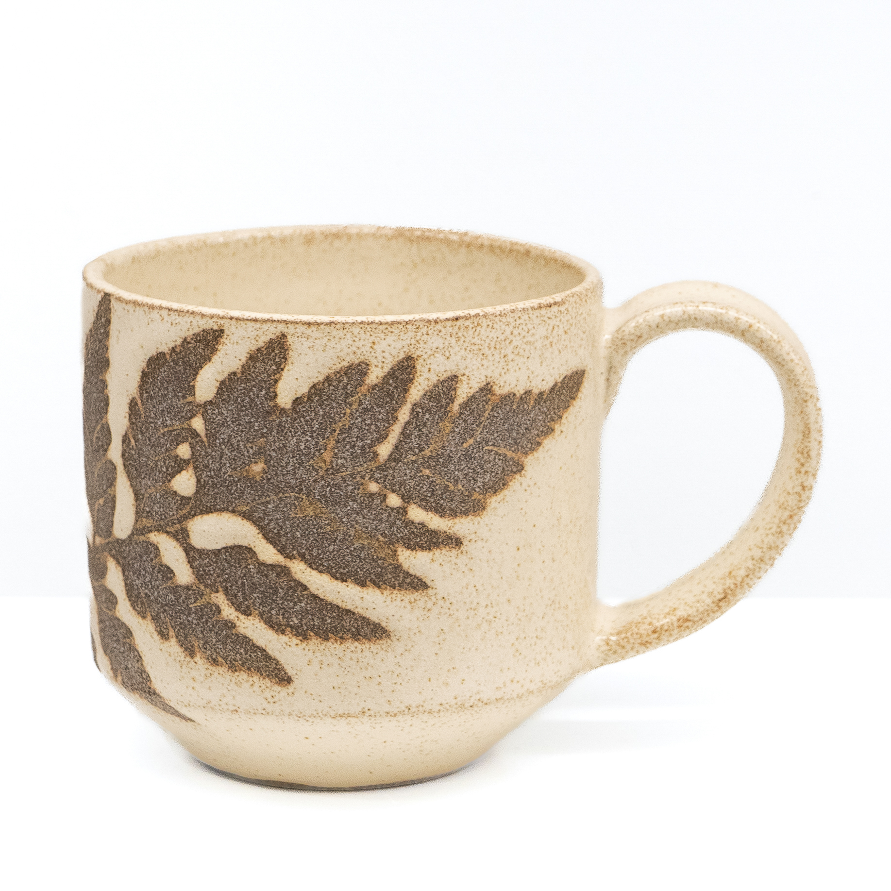Jenanne Longman: Large Yellow Leaf Mugs Product Image 2 of 3