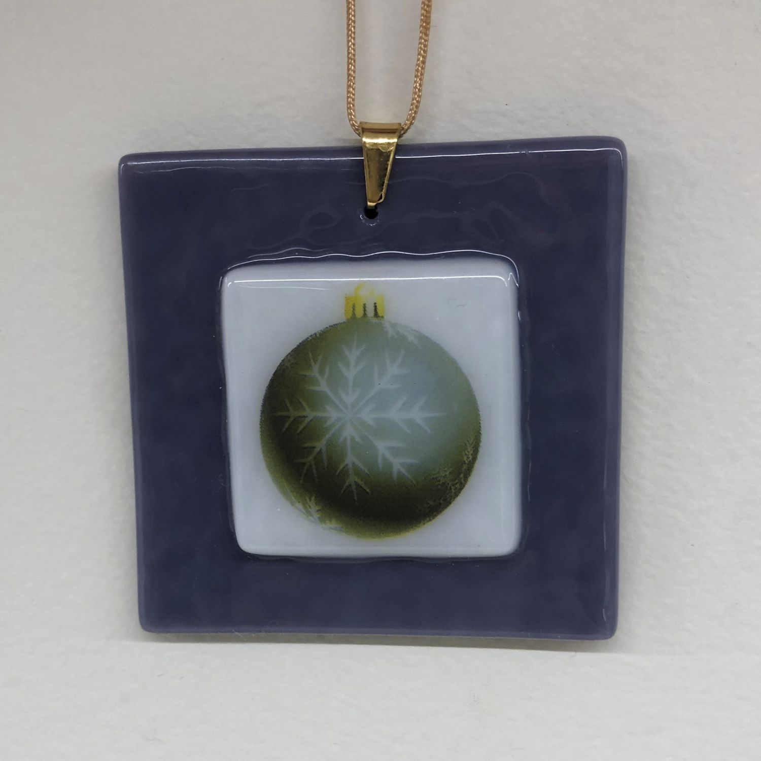 Jill Cribbin: Snowflake Ornament – Purple Product Image 1 of 1
