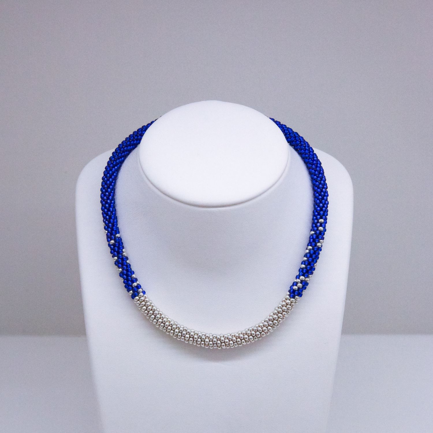 Jill Cribbin: Sapphire & Silver Stardust Necklace Product Image 1 of 3