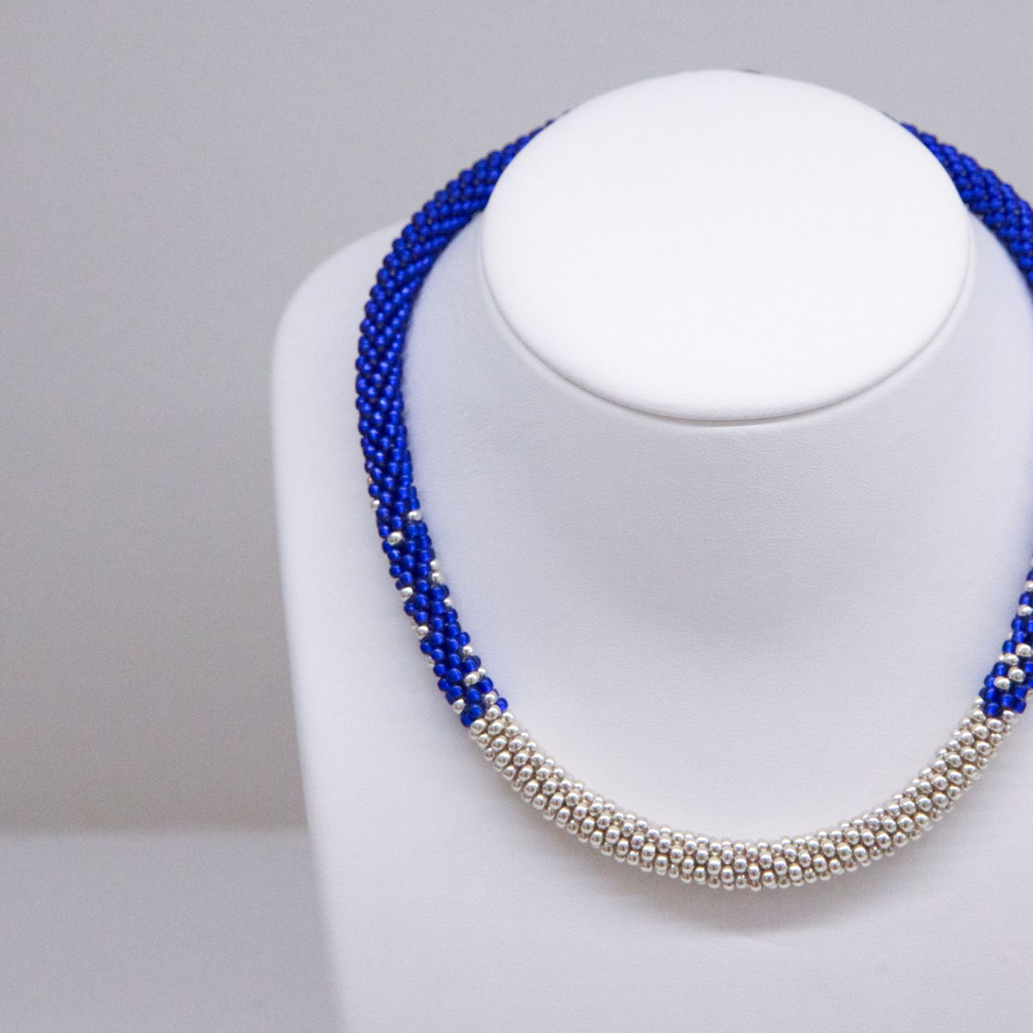 Jill Cribbin: Sapphire & Silver Stardust Necklace Product Image 2 of 3