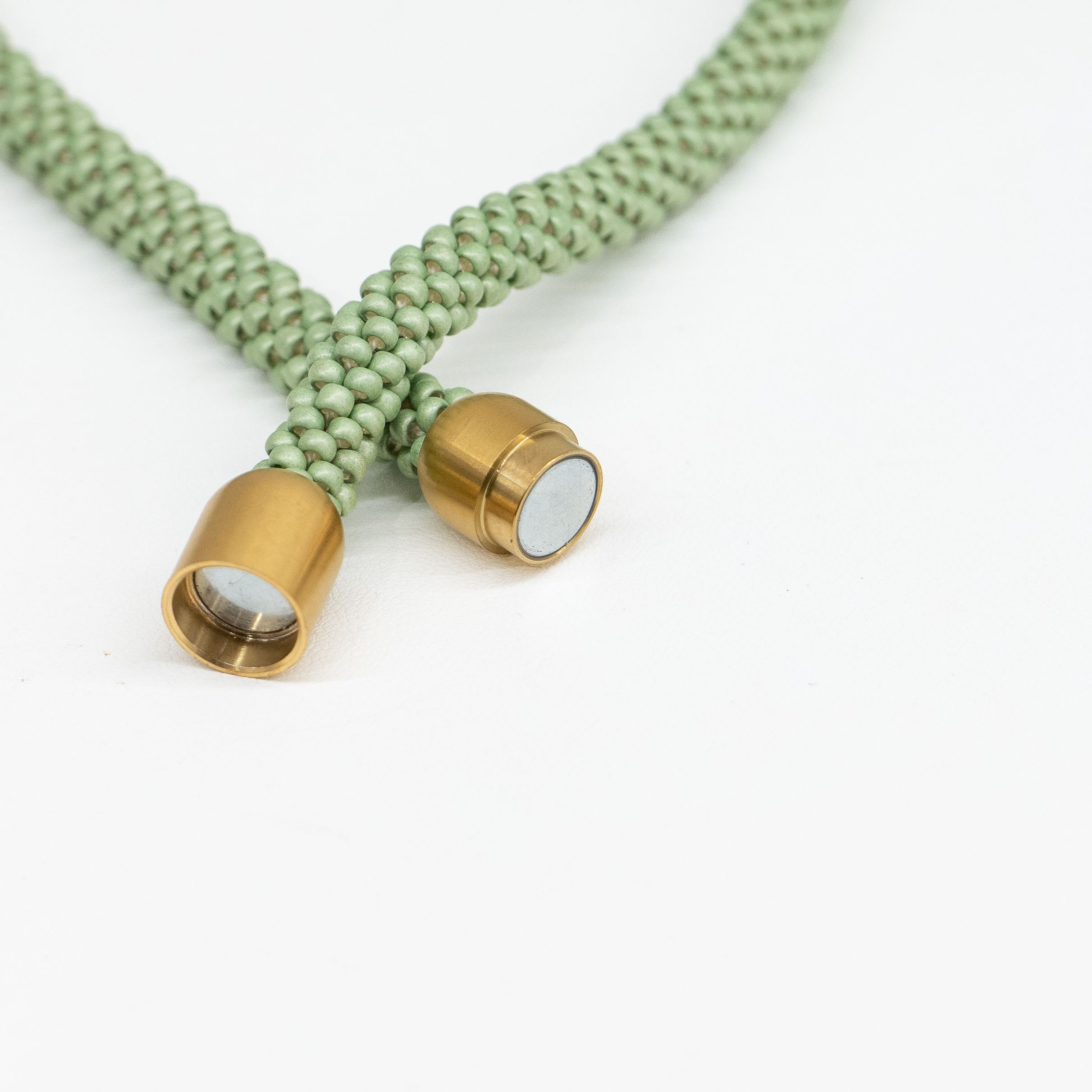 Jill Cribbin: Sage & Gold Stardust Necklace Product Image 3 of 3