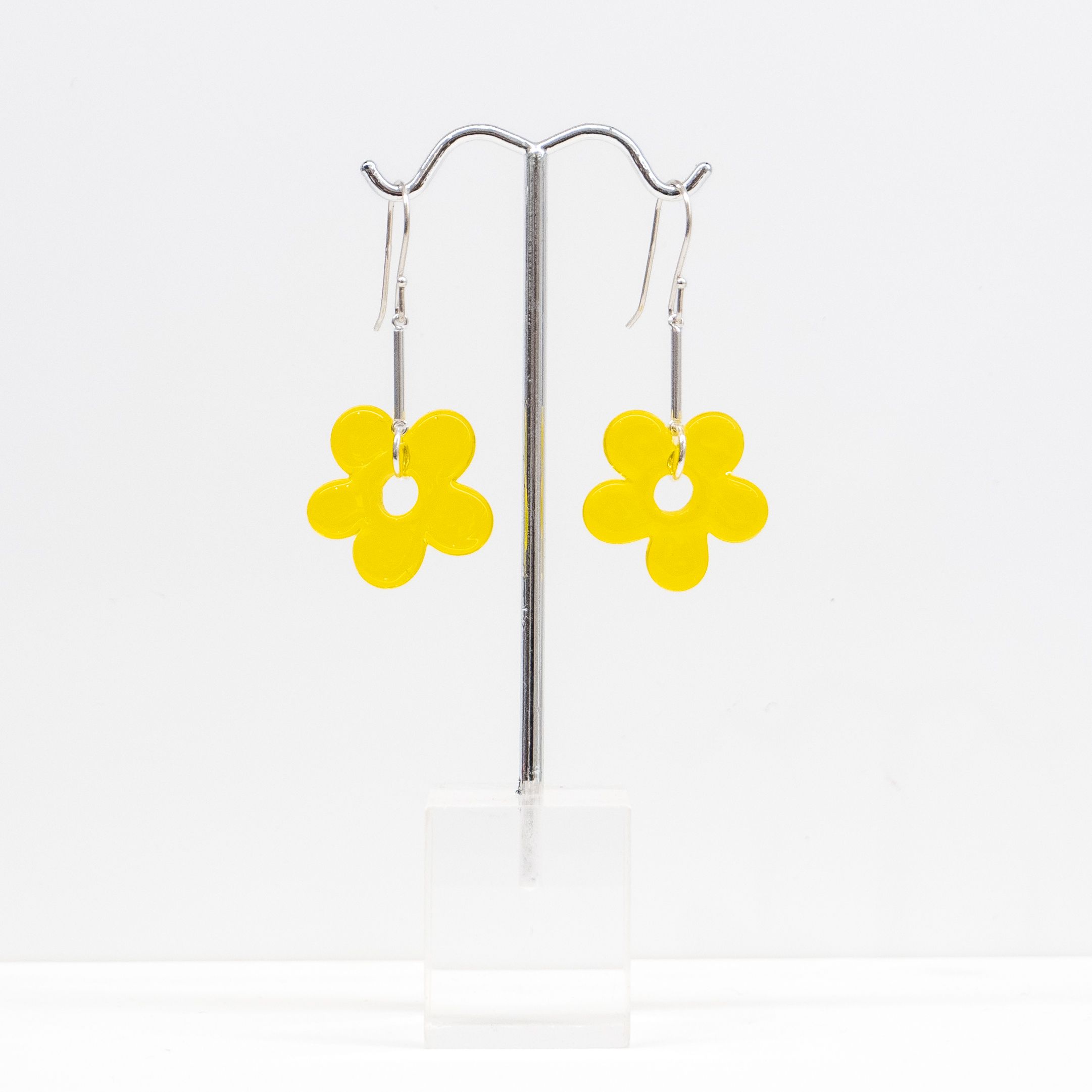 Jill Cribbin: Yellow Urban Flower Earrings Product Image 1 of 2