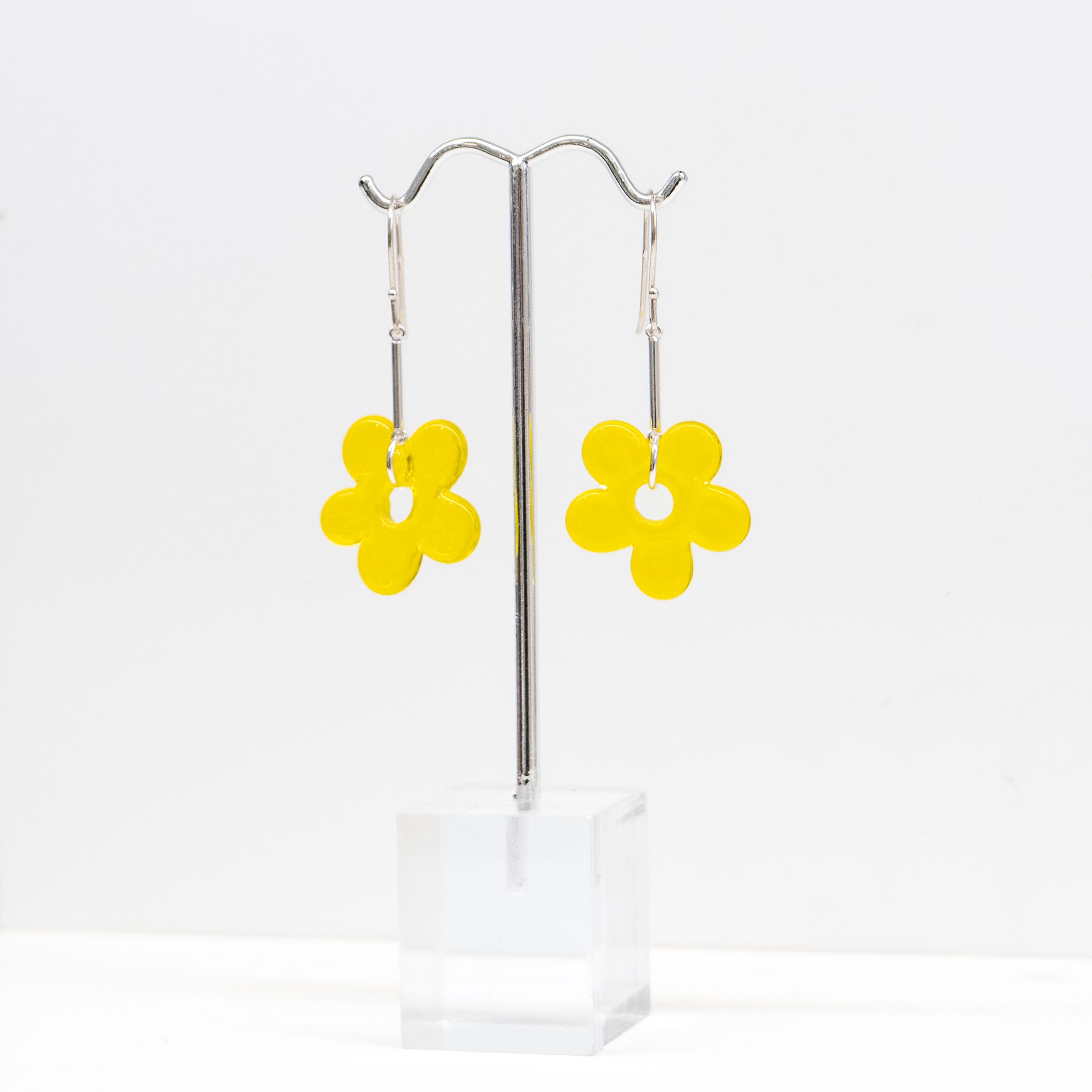 Jill Cribbin: Yellow Urban Flower Earrings Product Image 2 of 2