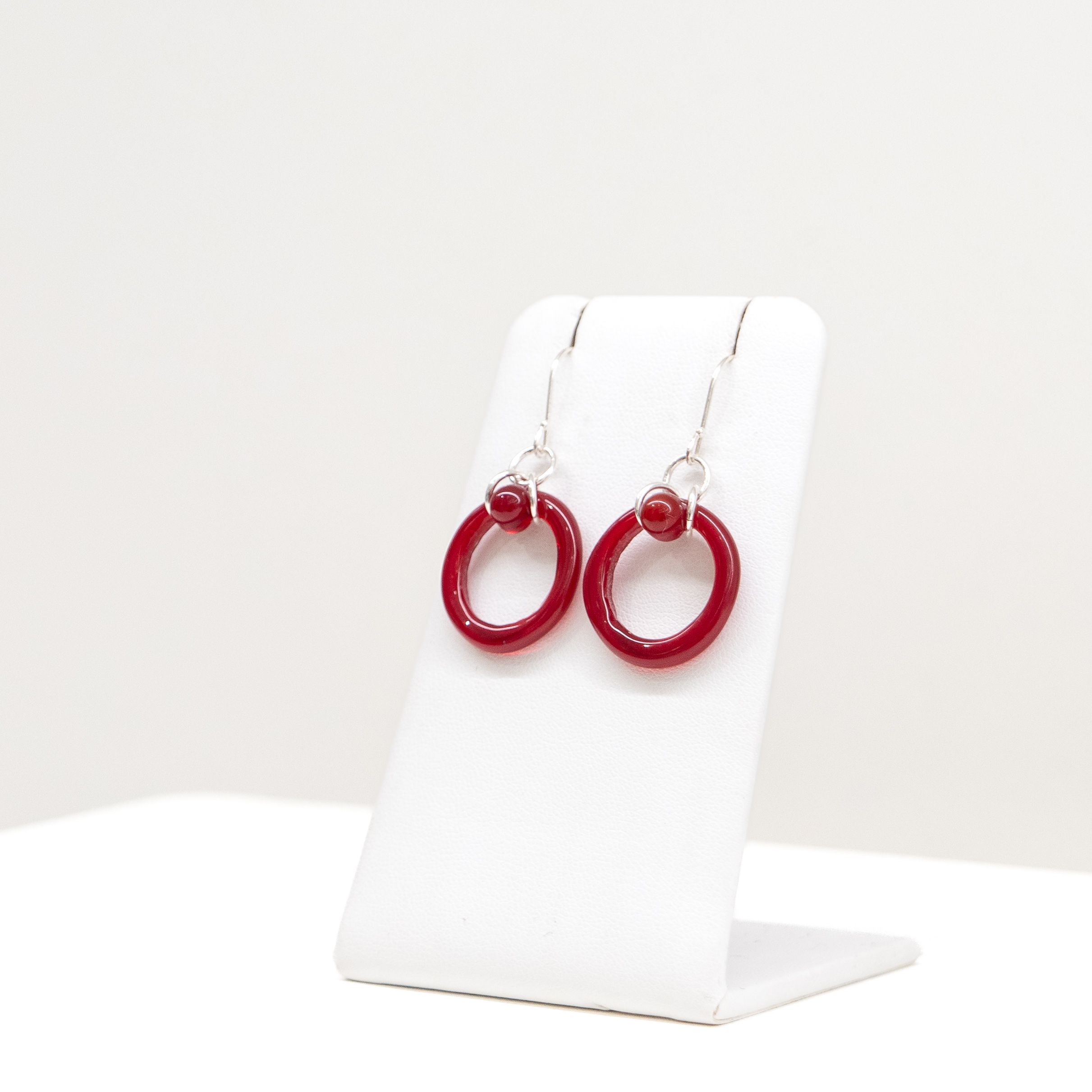 Jill Cribbin: Red Saturn Earrings Product Image 2 of 2