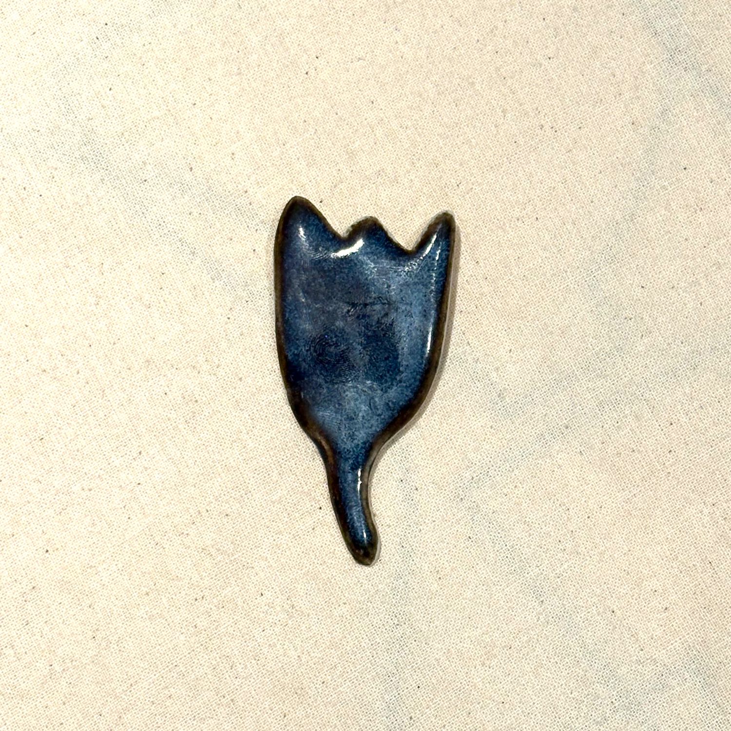 Meg Greenlay: Brown Large Tulip Pin Product Image 1 of 1