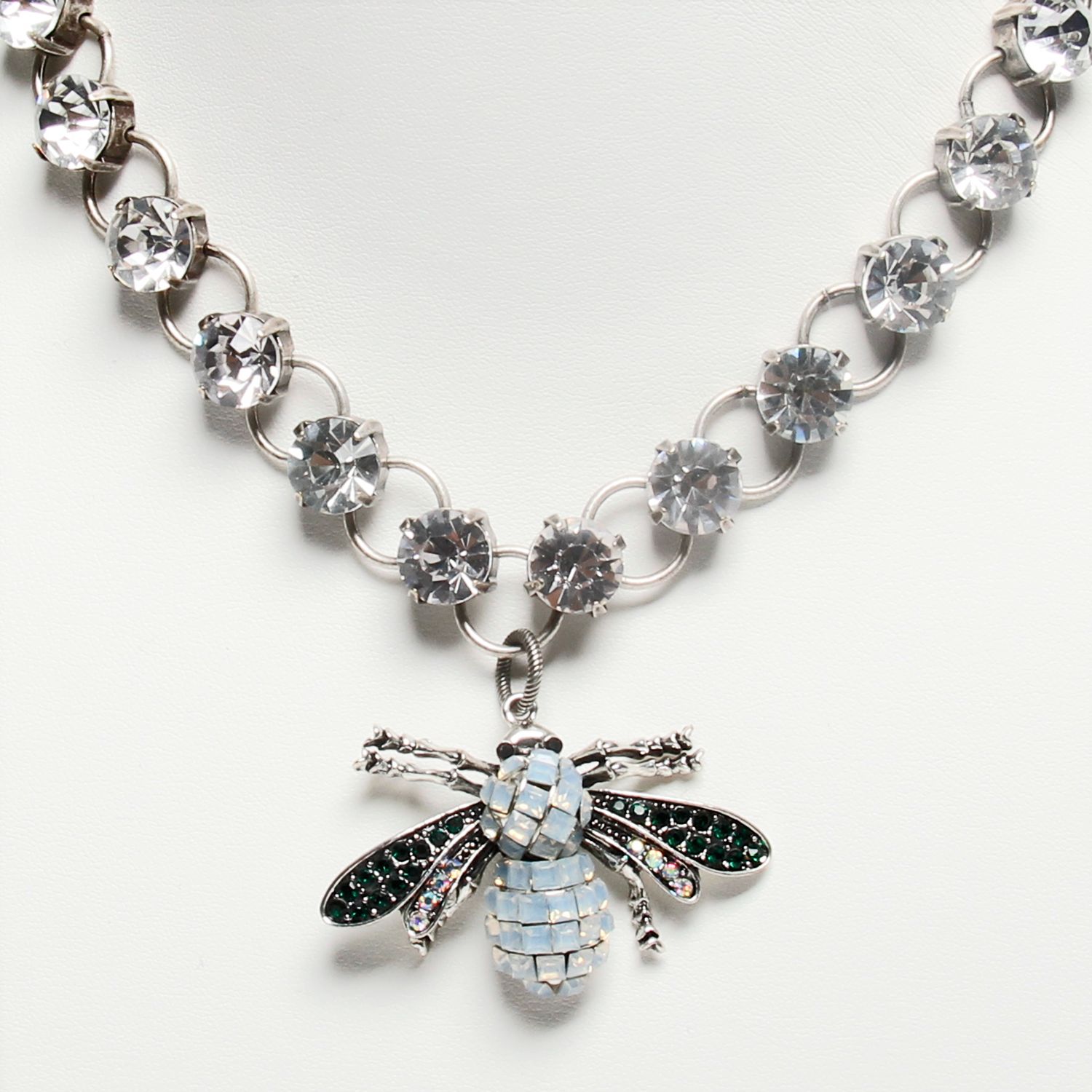Valentine Rouge: Silver Queen Bee Lariat Necklace Product Image 5 of 5