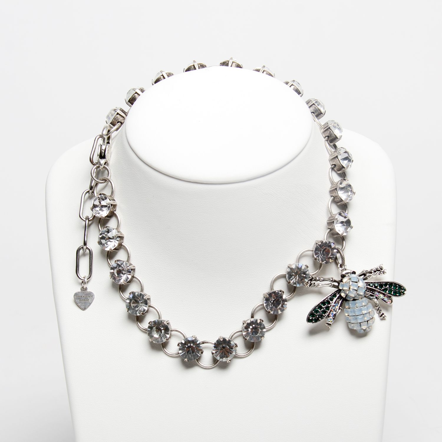 Valentine Rouge: Silver Queen Bee Lariat Necklace Product Image 4 of 5