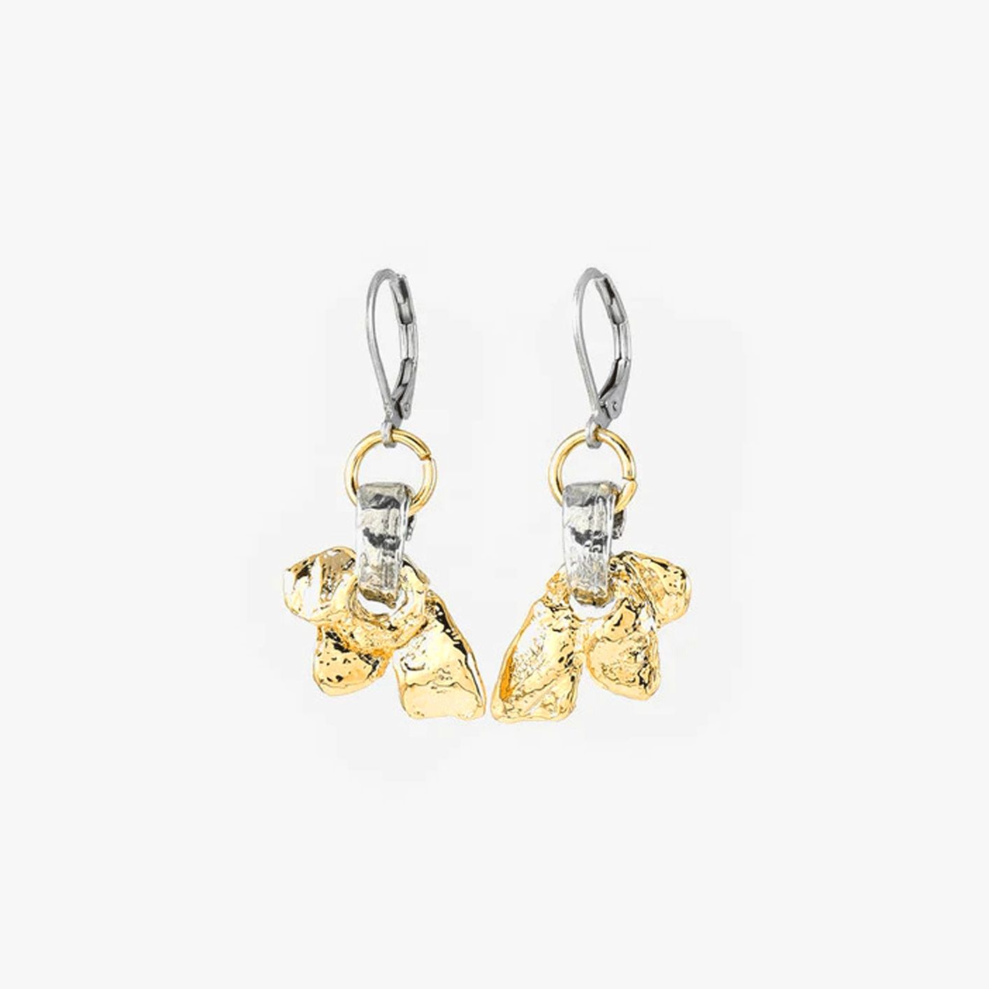 Anne-Marie Chagnon: Neptune Two-Toned Earrings Product Image 1 of 1