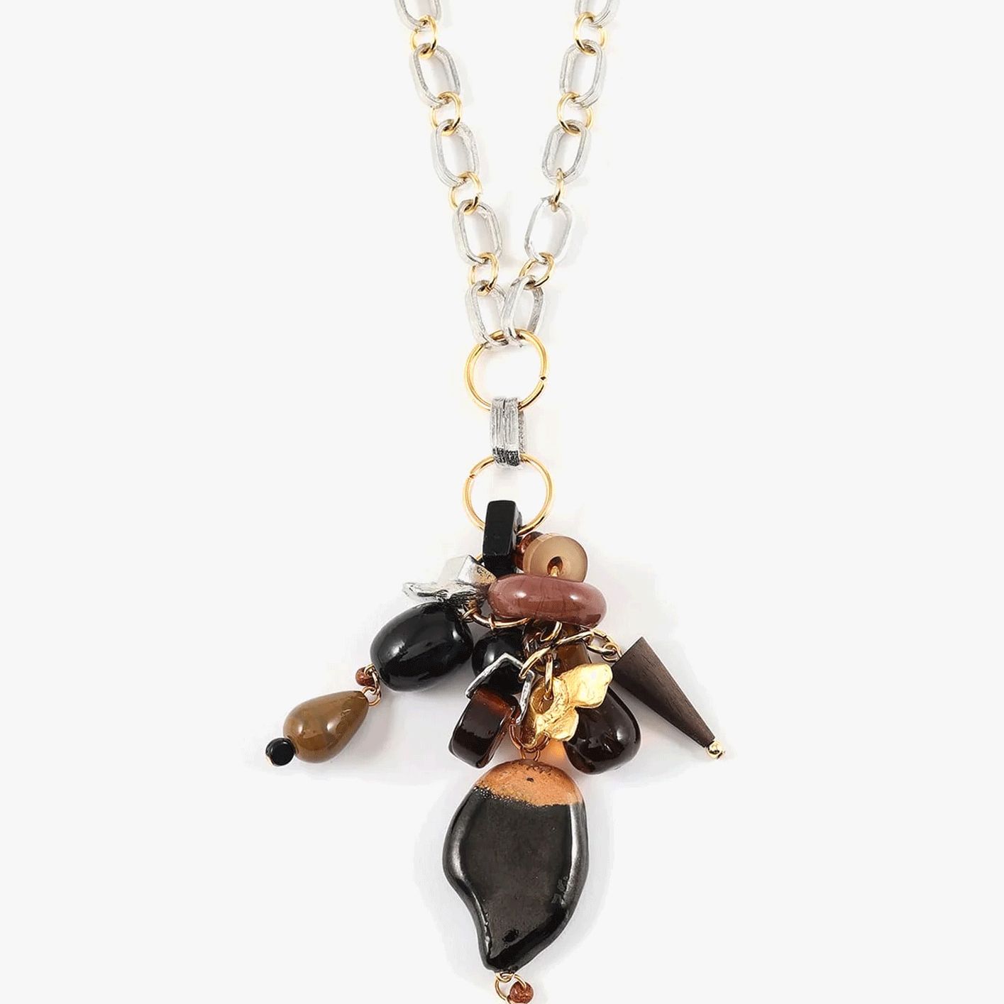Anne-Marie Chagnon: Talitha Two-Tone Necklace Product Image 2 of 2