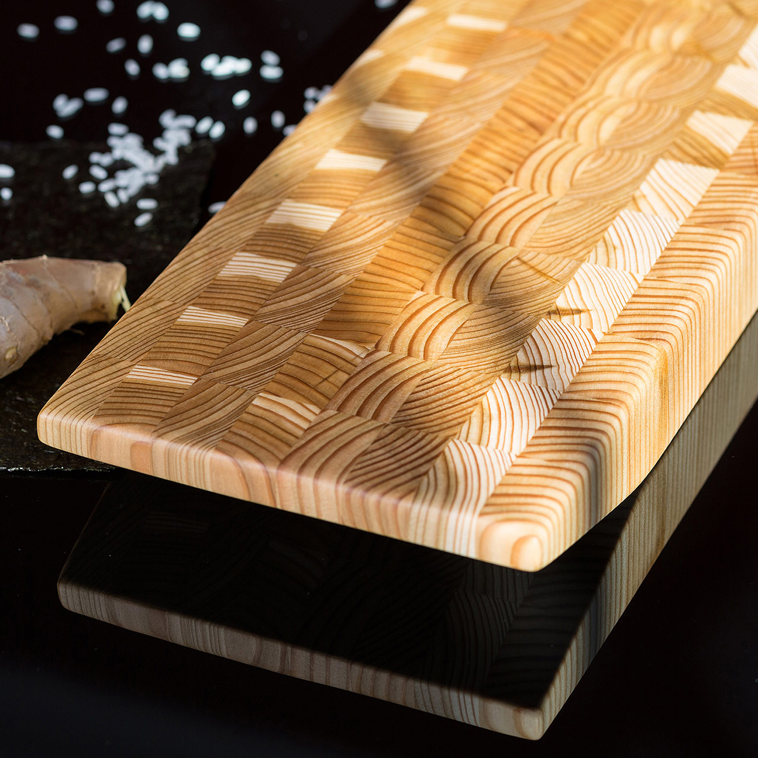 Larch Wood: Ki Small Serving Board Product Image 4 of 5