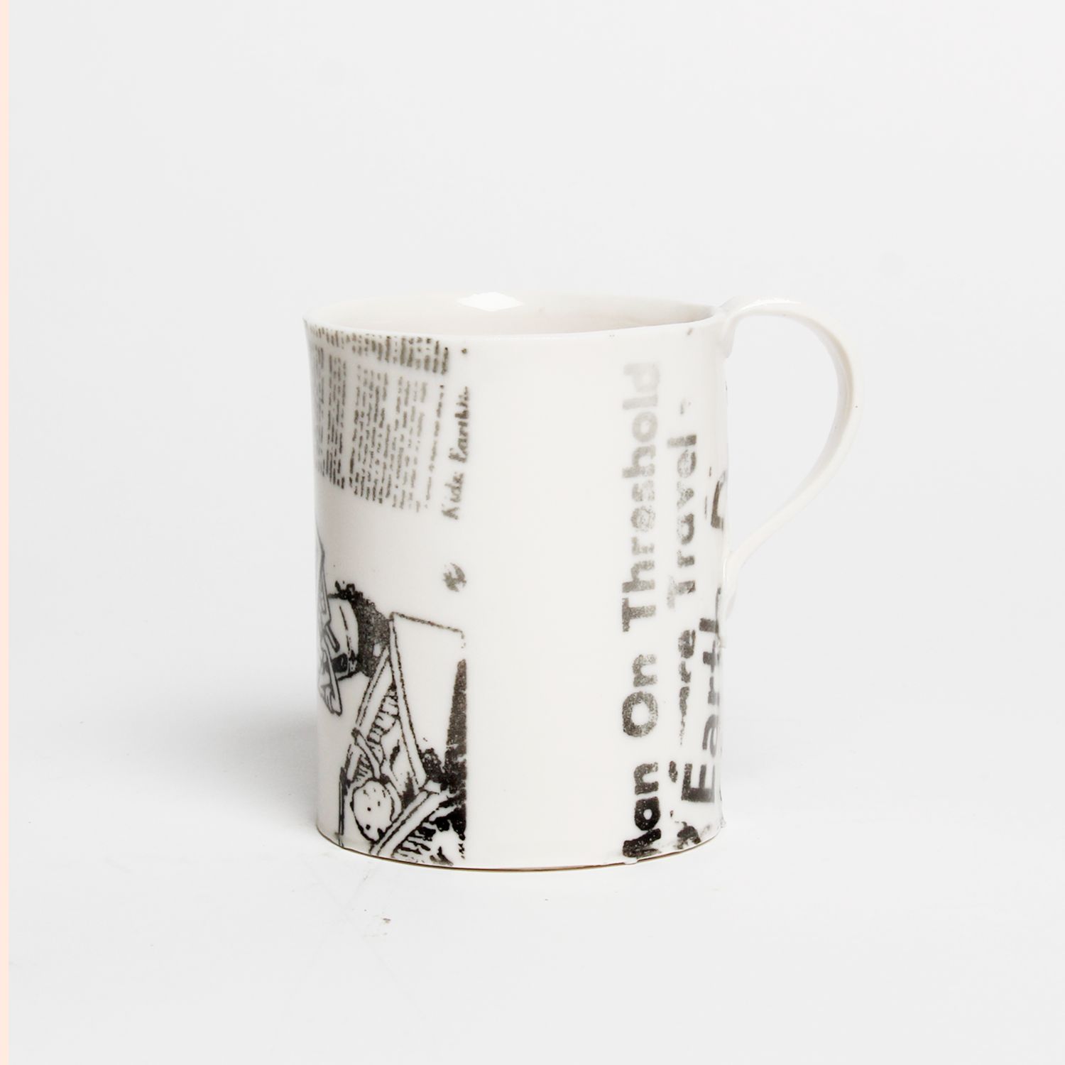 Catharina Goldnau: Newsprint Mug Product Image 3 of 4