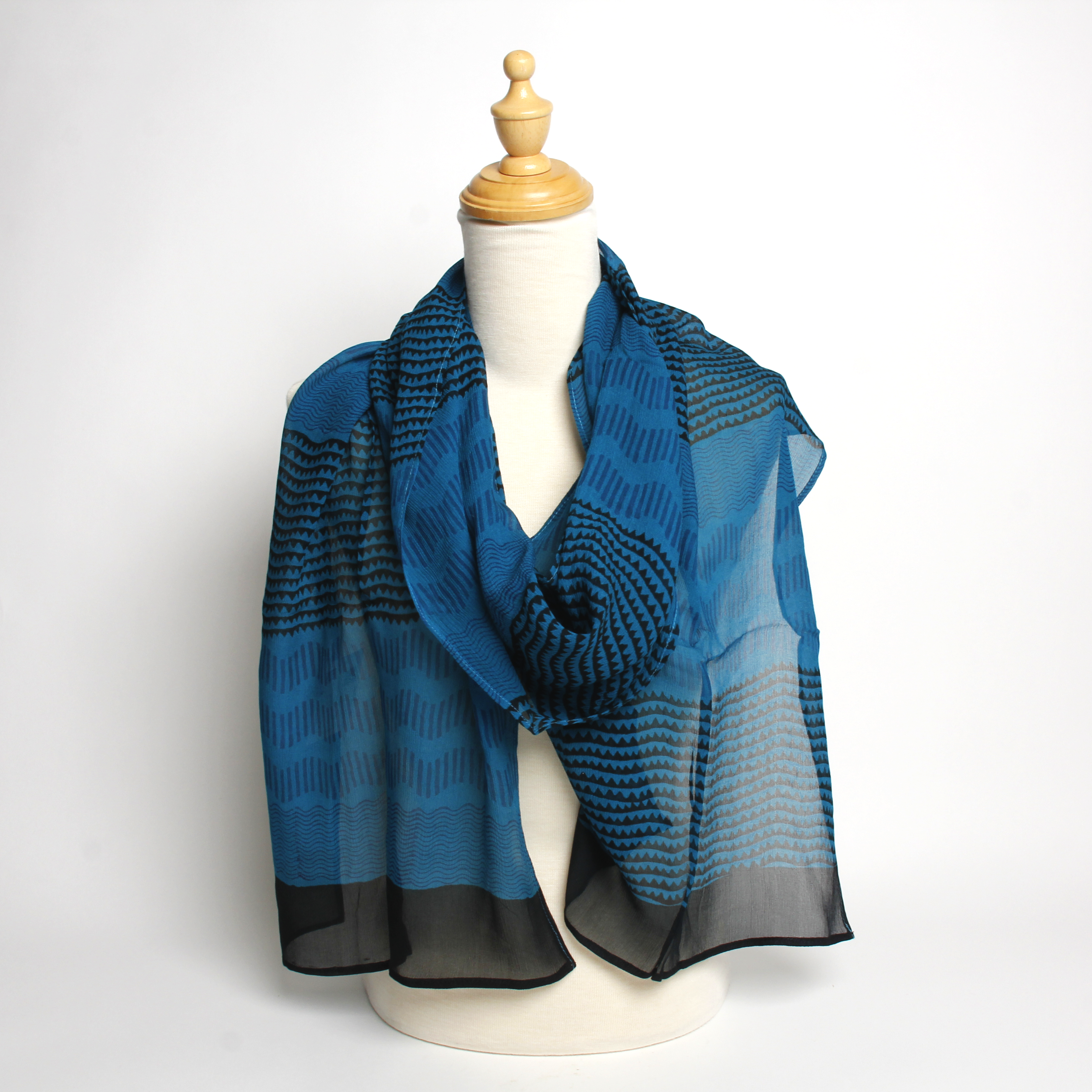 Harshita Designs: Peacock Scarf Product Image 1 of 1