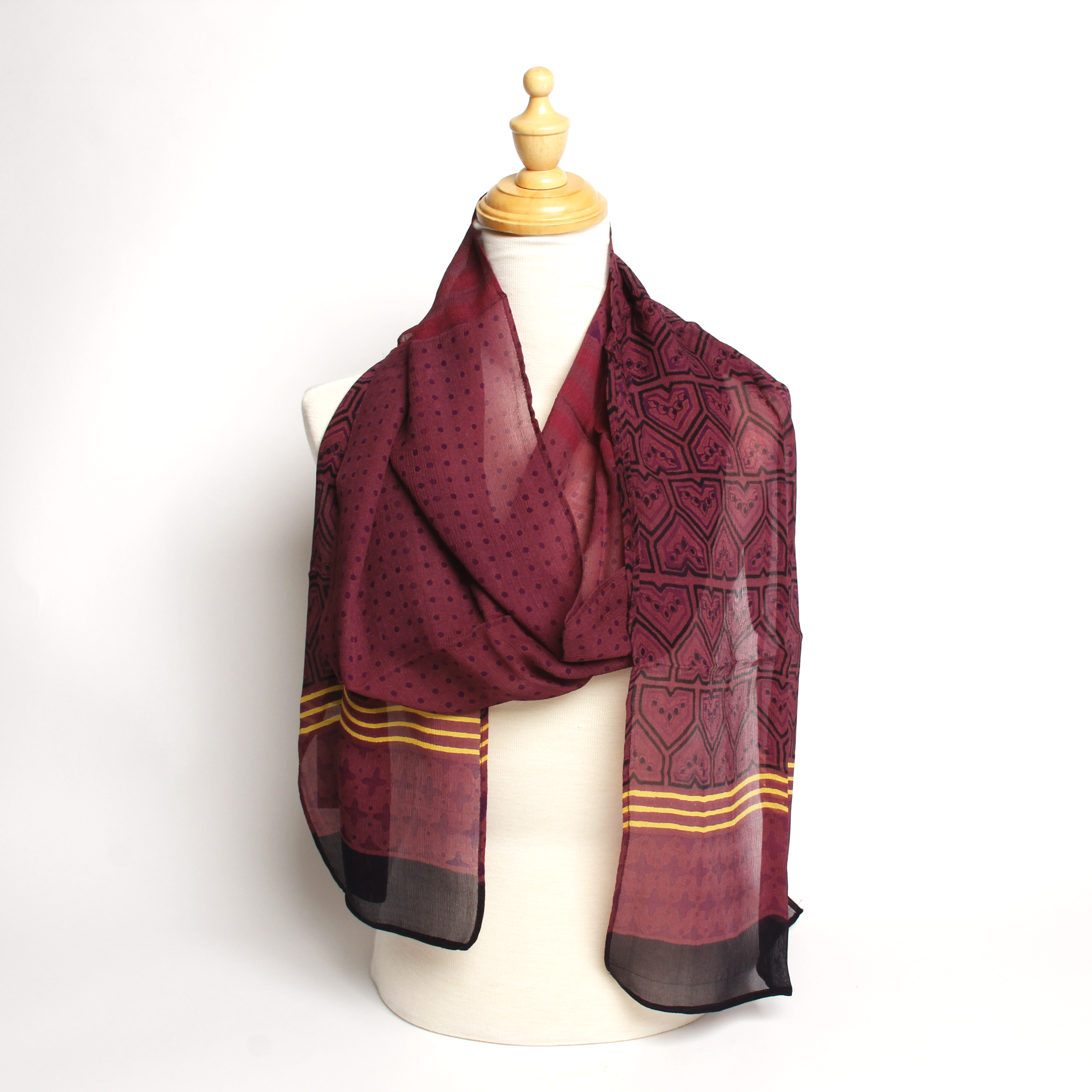 Harshita Designs: Berry Scarf Product Image 1 of 2