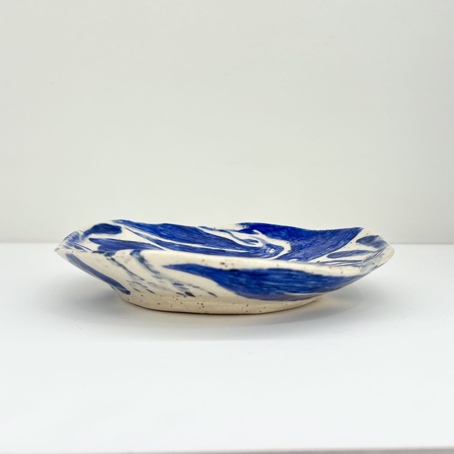 Enas Satir: Bowl with Blue Birds Product Image 4 of 4