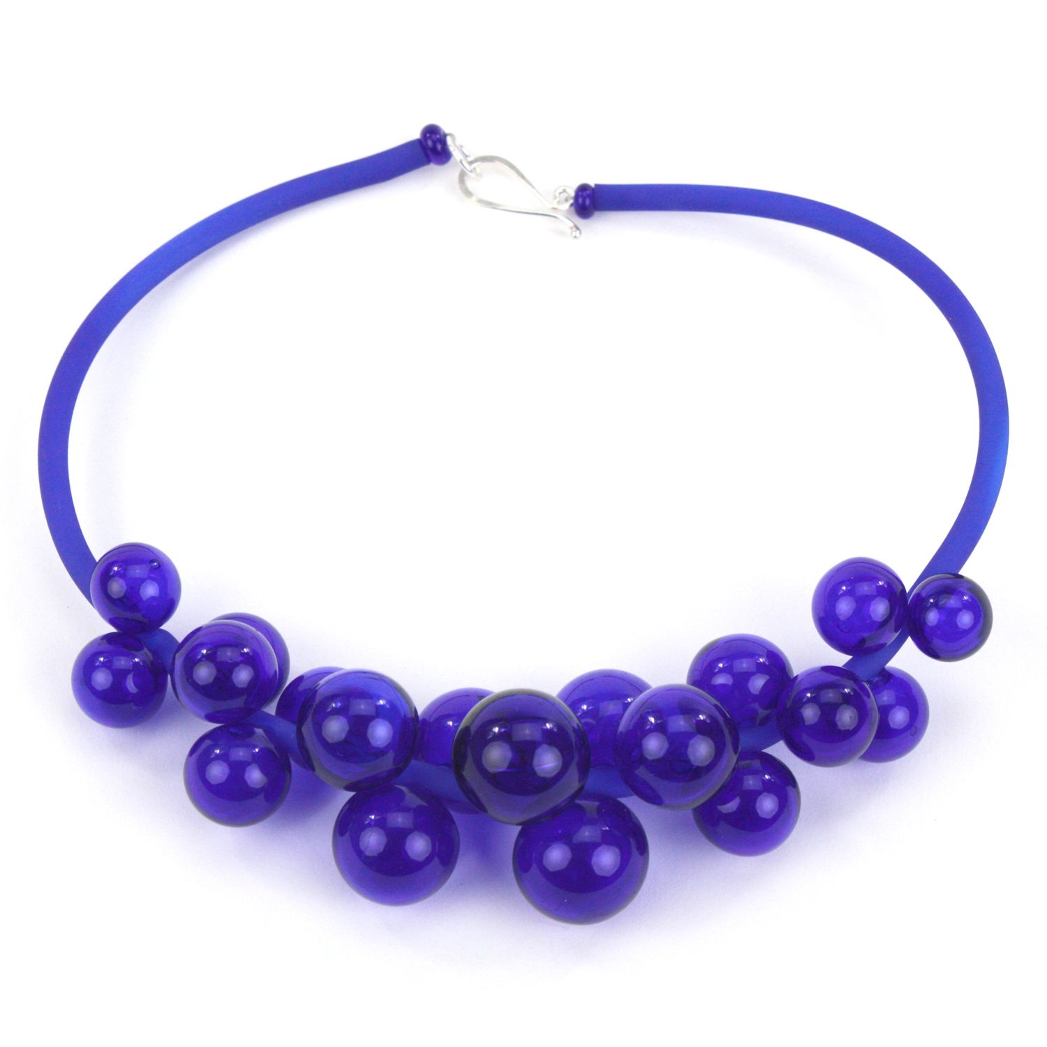 Alicia Niles: Chroma Bolla Necklace – Cobalt Product Image 3 of 3