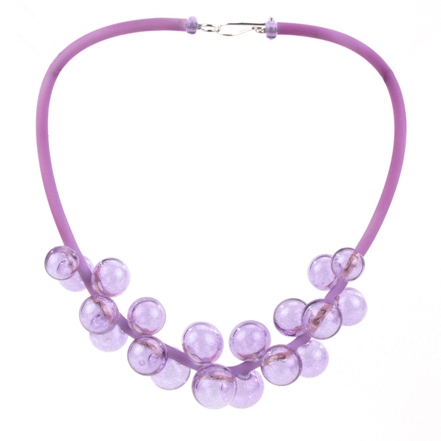 Alicia Niles: Chroma Bolla Necklace – Blue/Purple changing colour Product Image 6 of 6