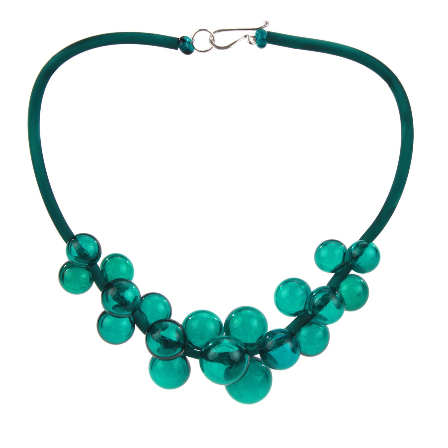 Alicia Niles: Chroma Bola Necklace – Teal Product Image 3 of 3