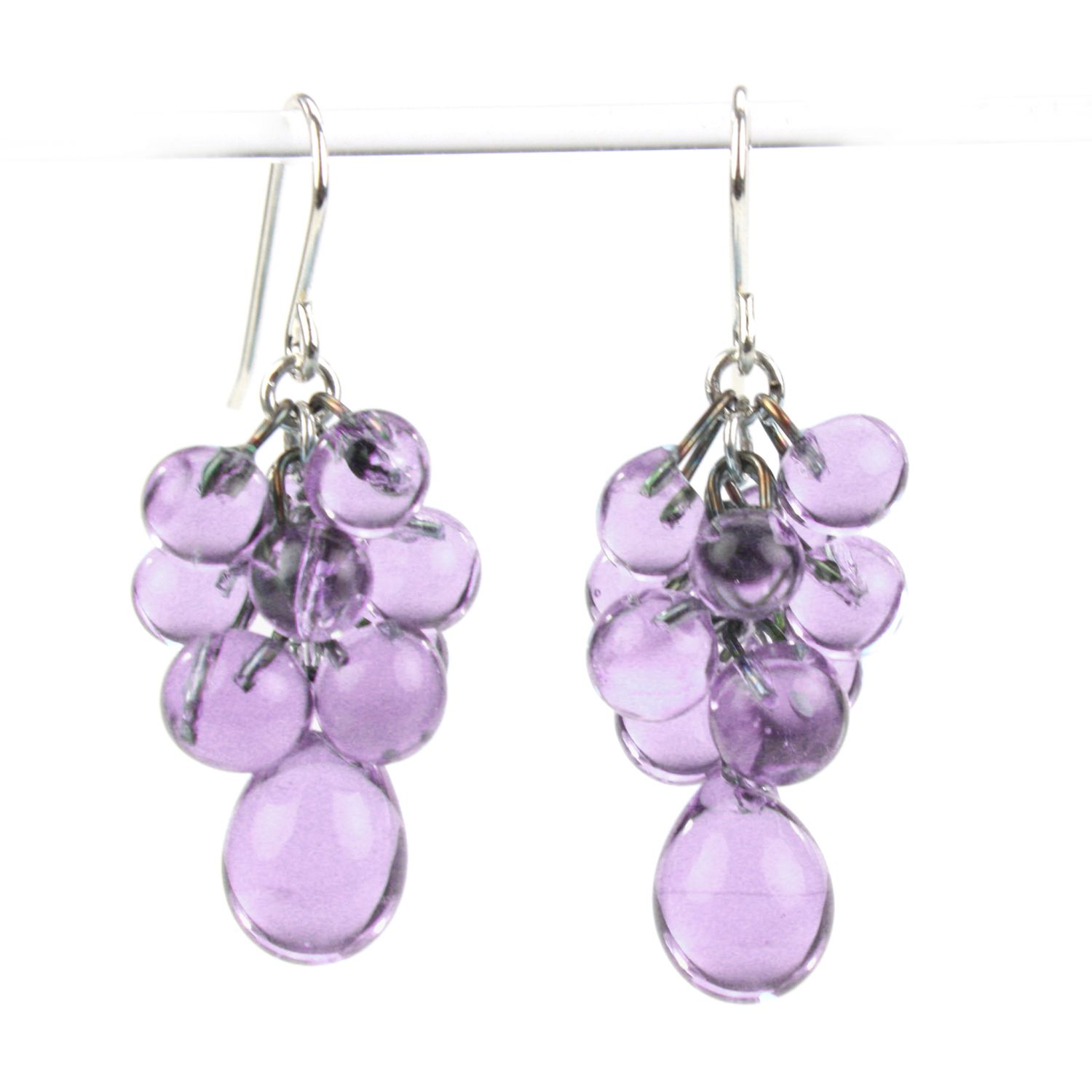 Alicia Niles: Chroma Earrings – Purple/Blue Product Image 1 of 2