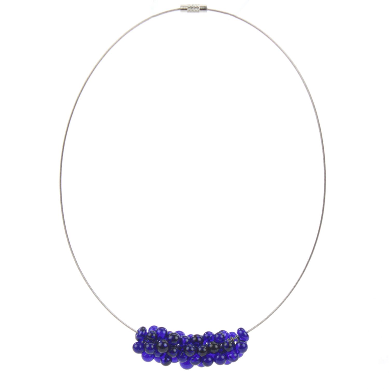 Alicia Niles: Petite Chroma Necklace – Cobalt Product Image 1 of 3