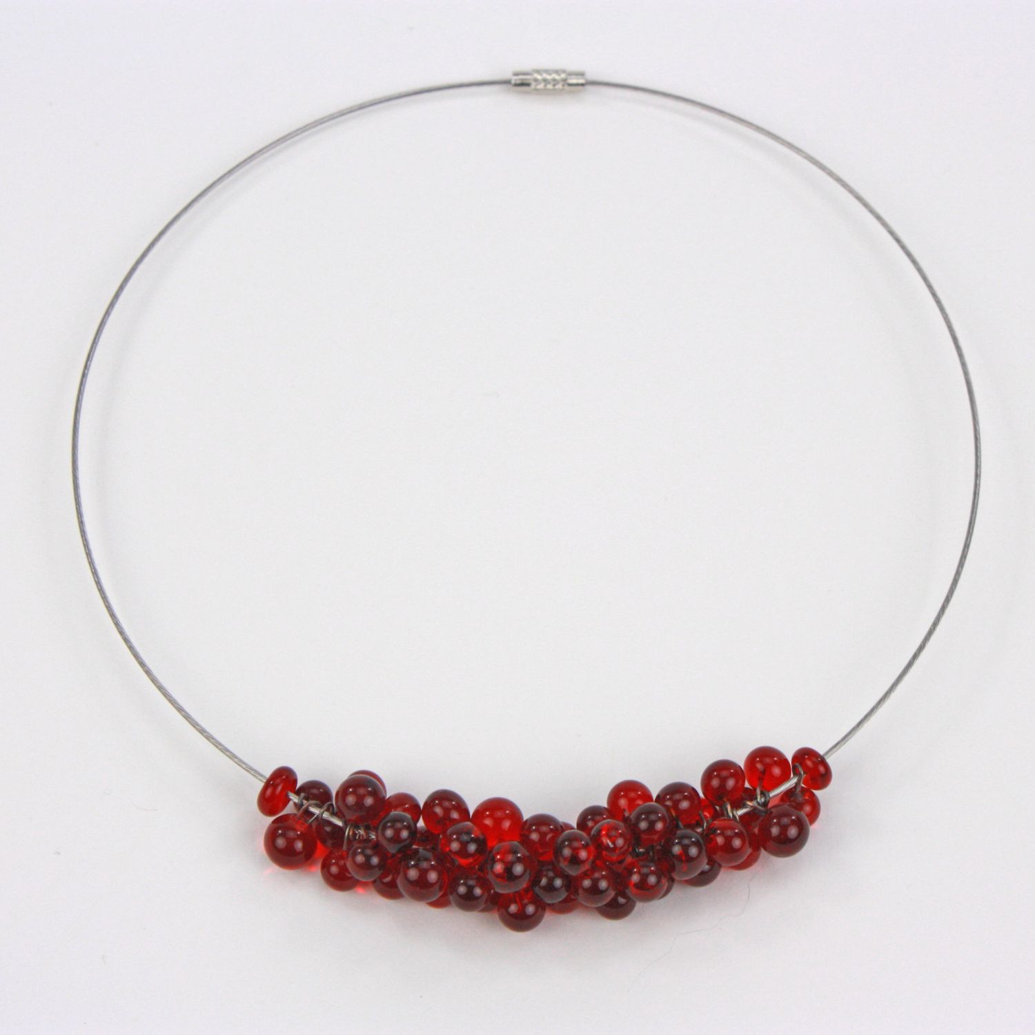 Alicia Niles: Petite Chroma Necklace – Red Product Image 1 of 3
