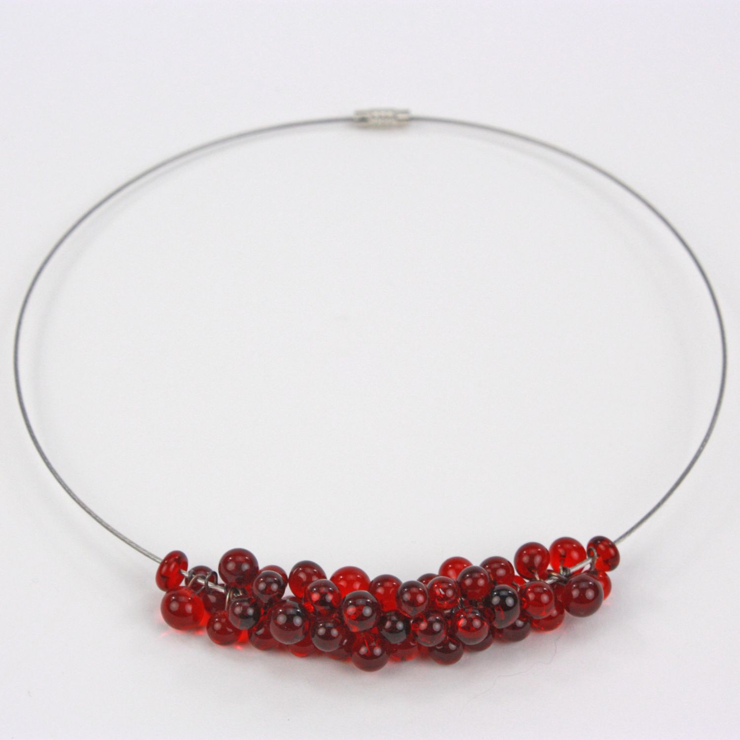 Alicia Niles: Petite Chroma Necklace – Red Product Image 3 of 3
