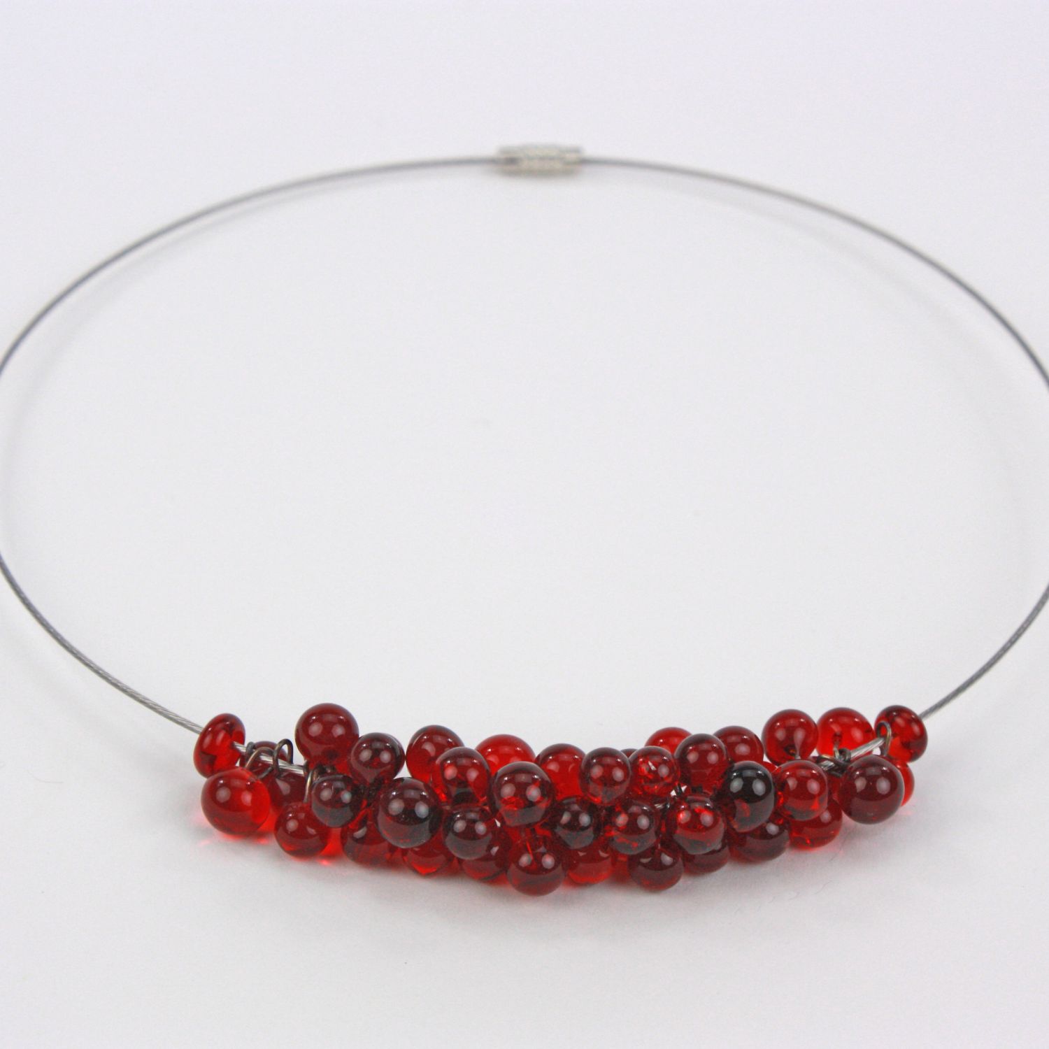 Alicia Niles: Petite Chroma Necklace – Red Product Image 2 of 3