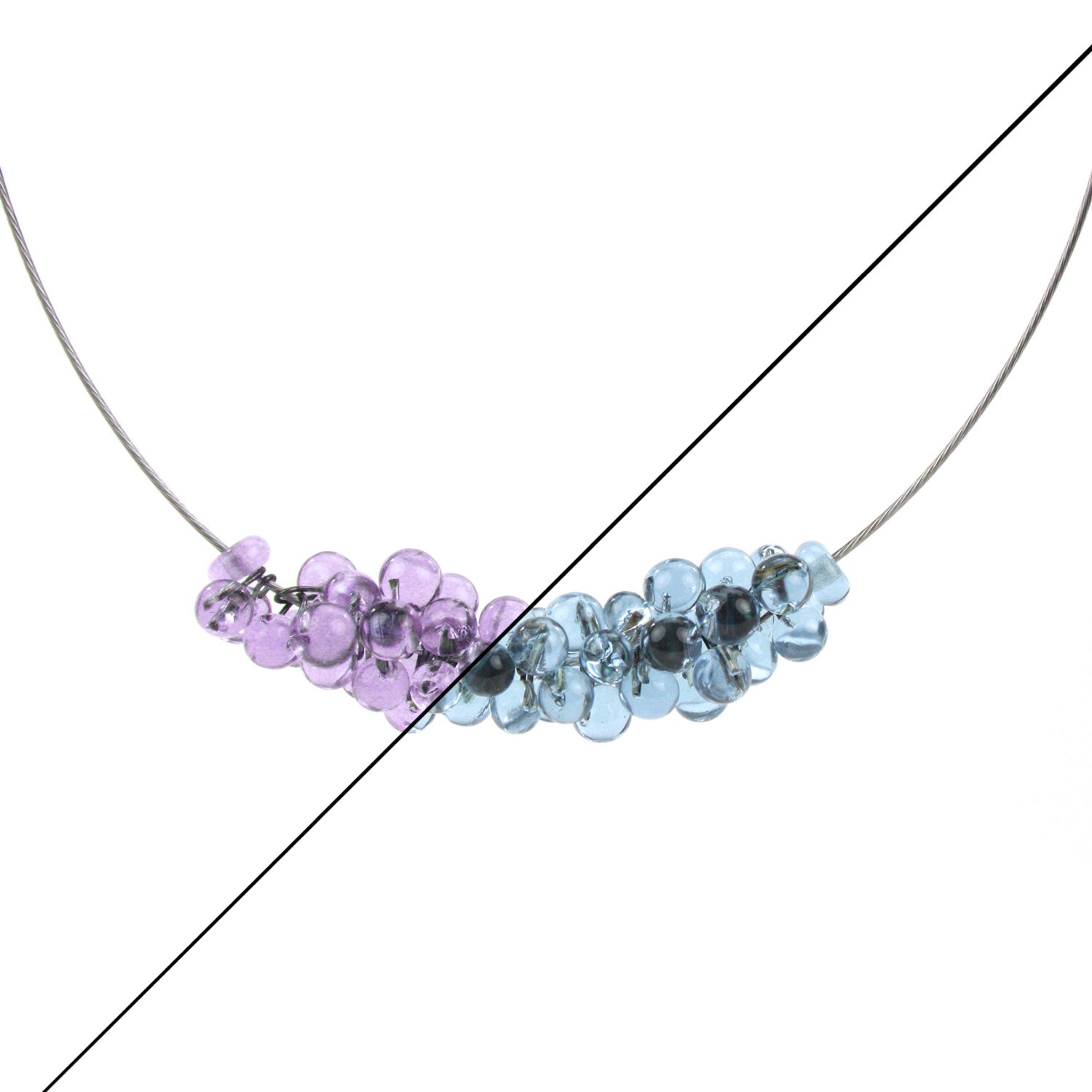 Alicia Niles: Petite Chroma Necklace – Purple/Blue Product Image 6 of 6