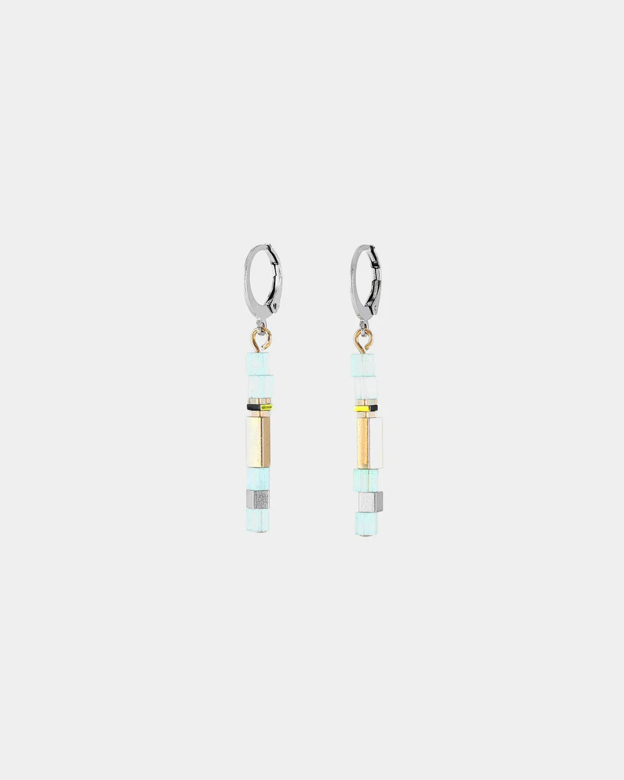 Anne-Marie Chagnon: Eoline Two-Tone Teal Earrings Product Image 2 of 2