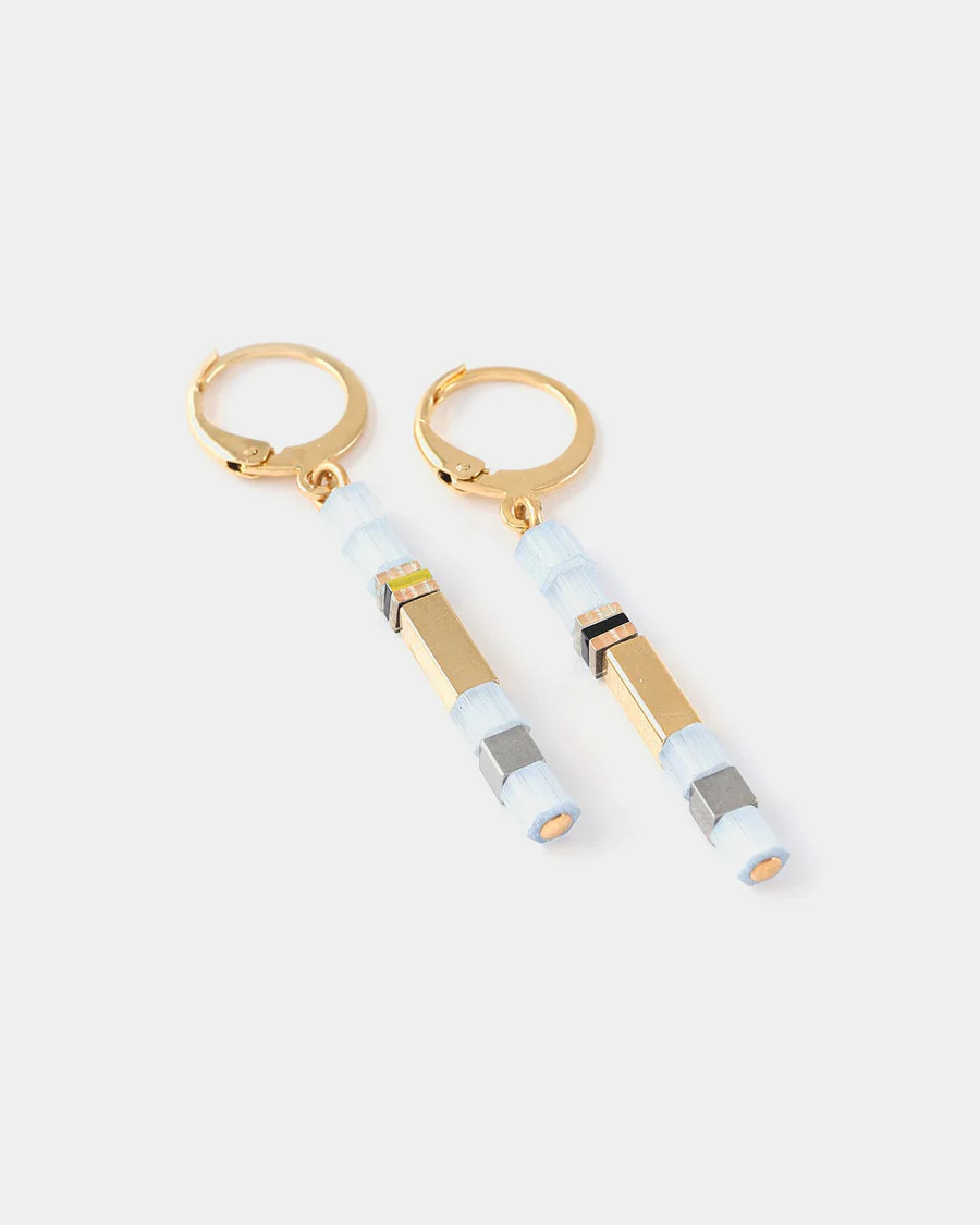 Anne-Marie Chagnon: Eoline Two-Tone Blue Earrings Product Image 1 of 2