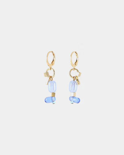 Anne-Marie Chagnon: Erugo Gold & Blue Earrings Product Image 2 of 2