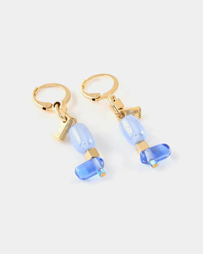 Anne-Marie Chagnon: Erugo Gold & Blue Earrings Product Image 1 of 2
