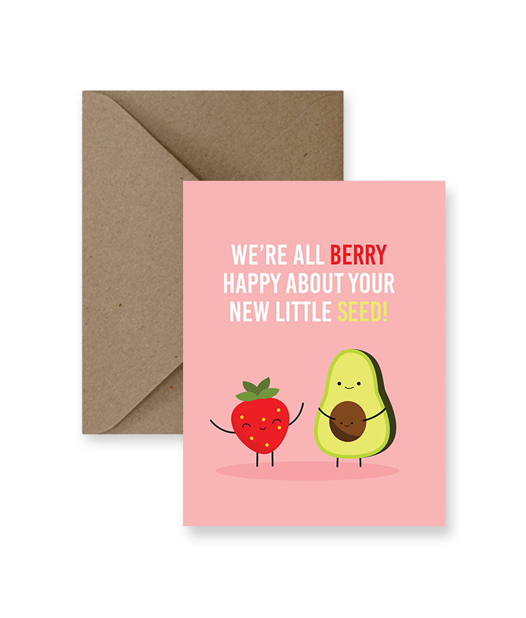 IMPAPER: Little Seed Baby Card Product Image 1 of 2