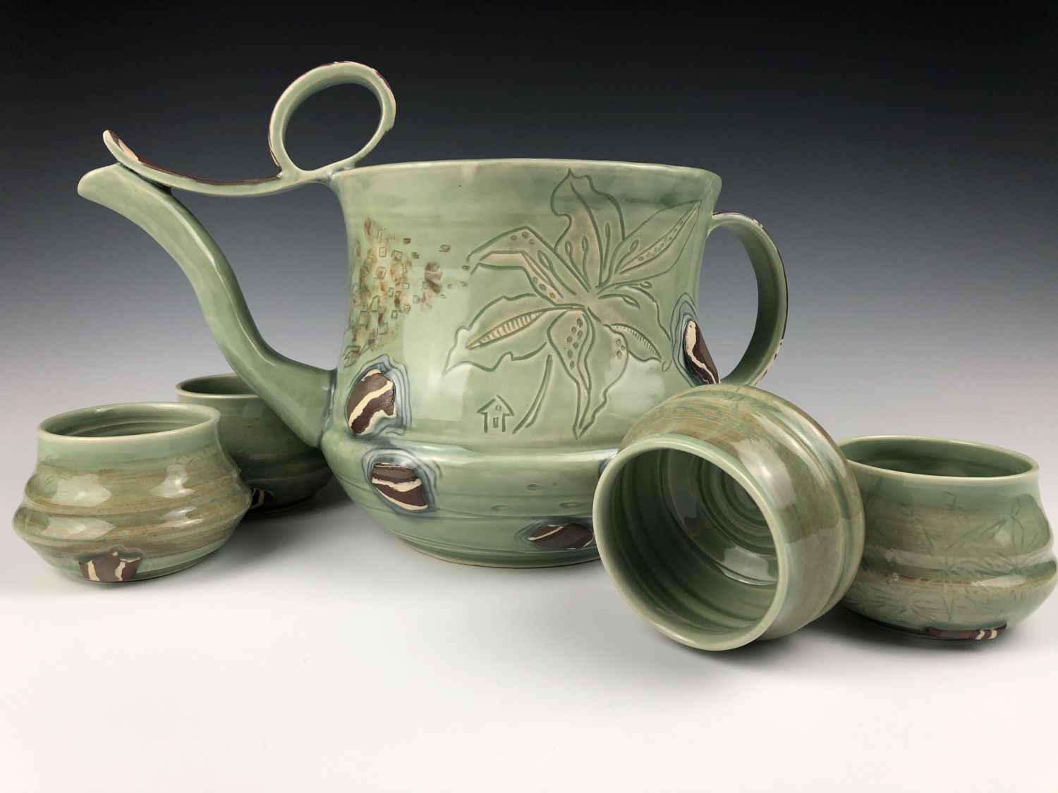 Kristina Rose Studios: Jug and Four Cups (Sold as a set of five) Product Image 6 of 6