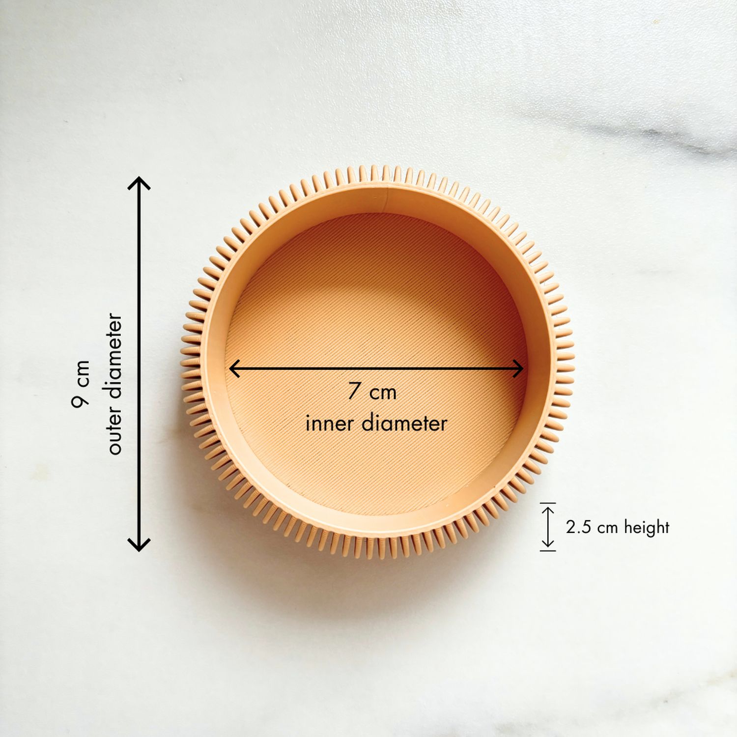 Sonnihaus Studio: CURV Small Catchall – Hazelnut Product Image 7 of 7