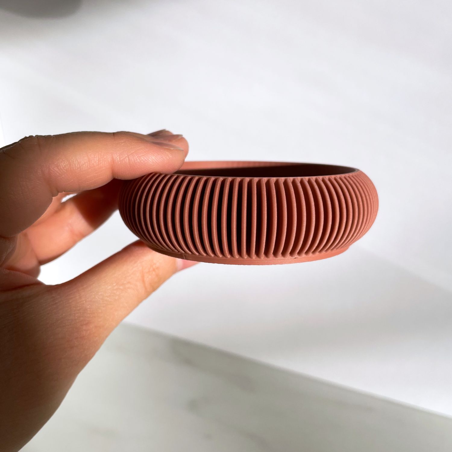 Sonnihaus Studio: CURV Small Catchall – Terra Cotta Product Image 1 of 7
