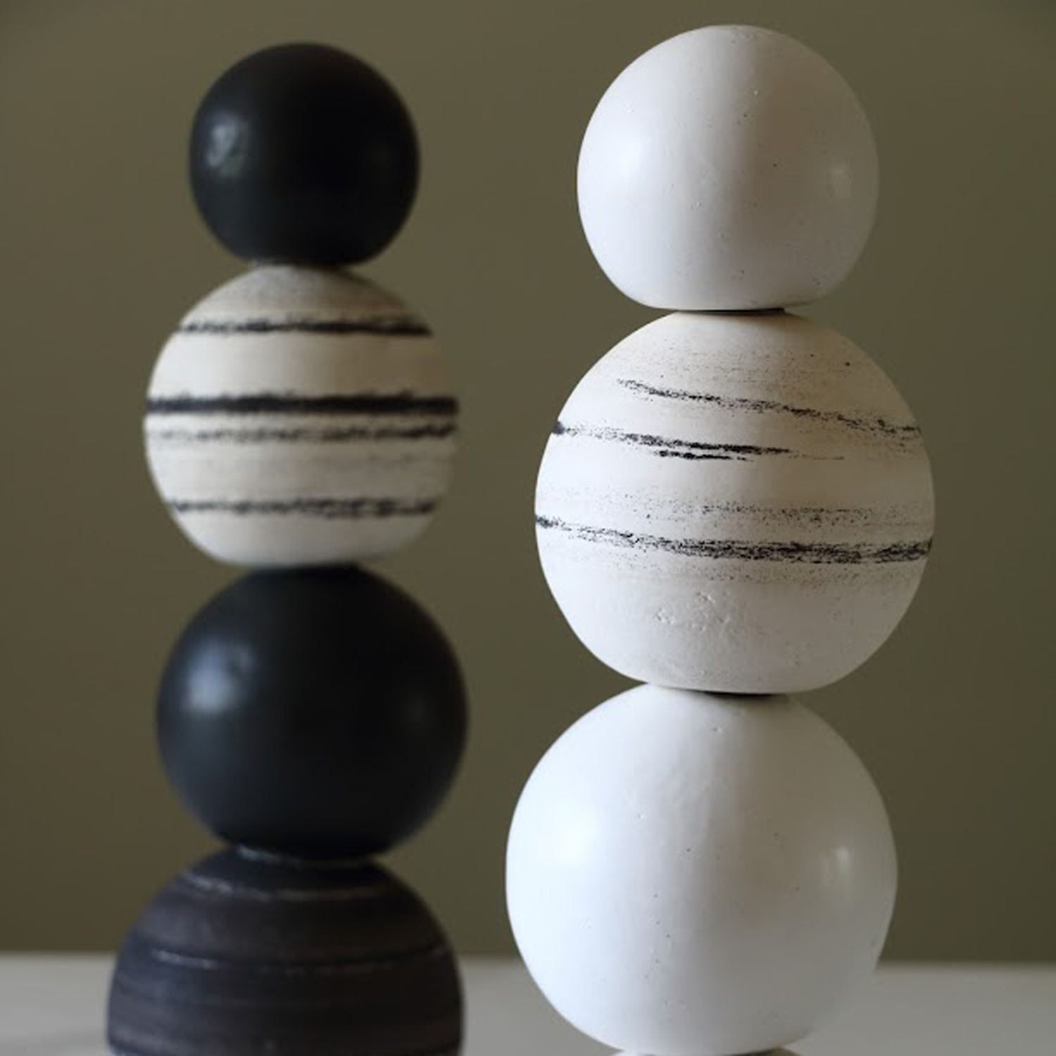 Celina K Ferreira: Stacked B – White & Black Product Image 3 of 5