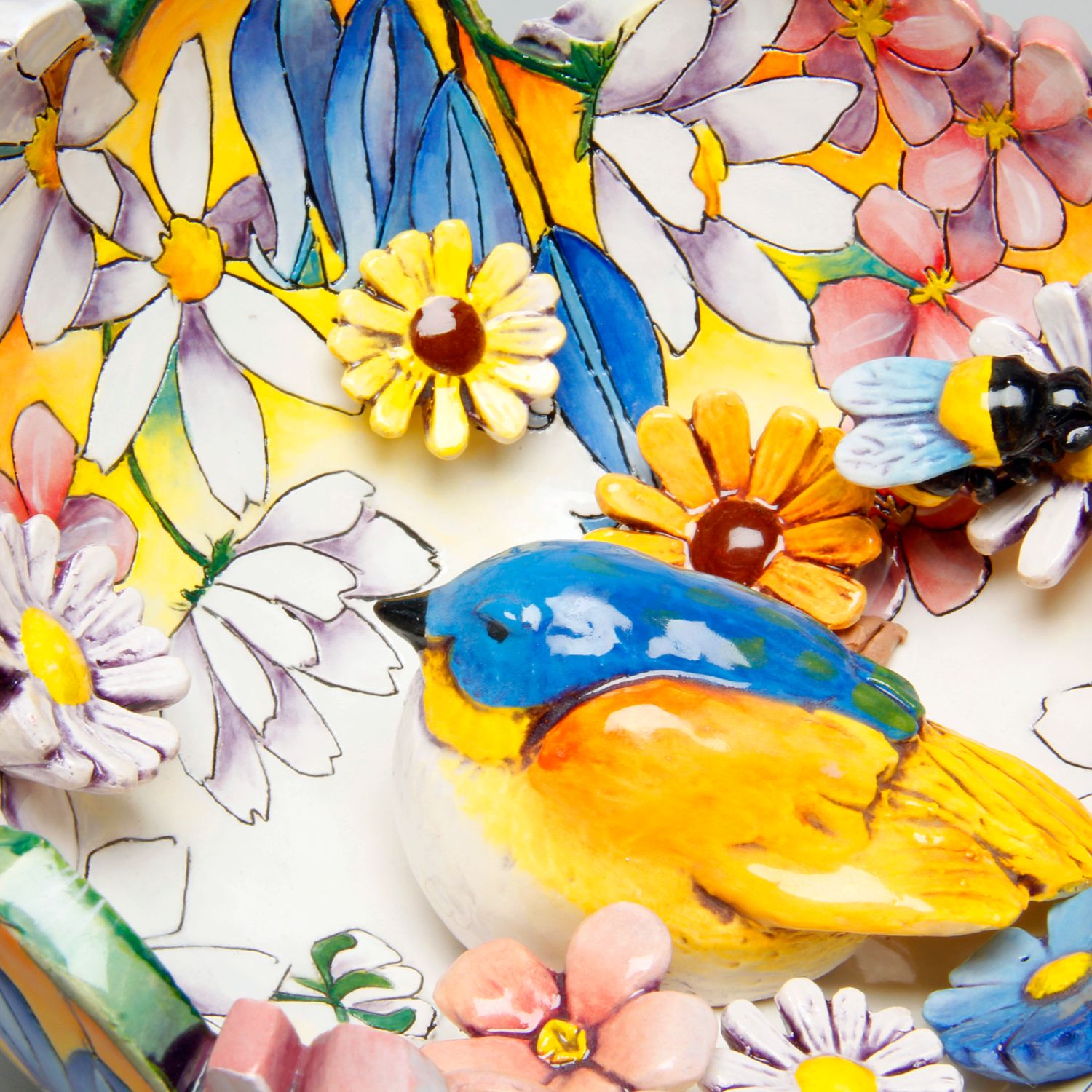 DaNisha Sculpture: Small Floral Nest Bowl Product Image 3 of 4