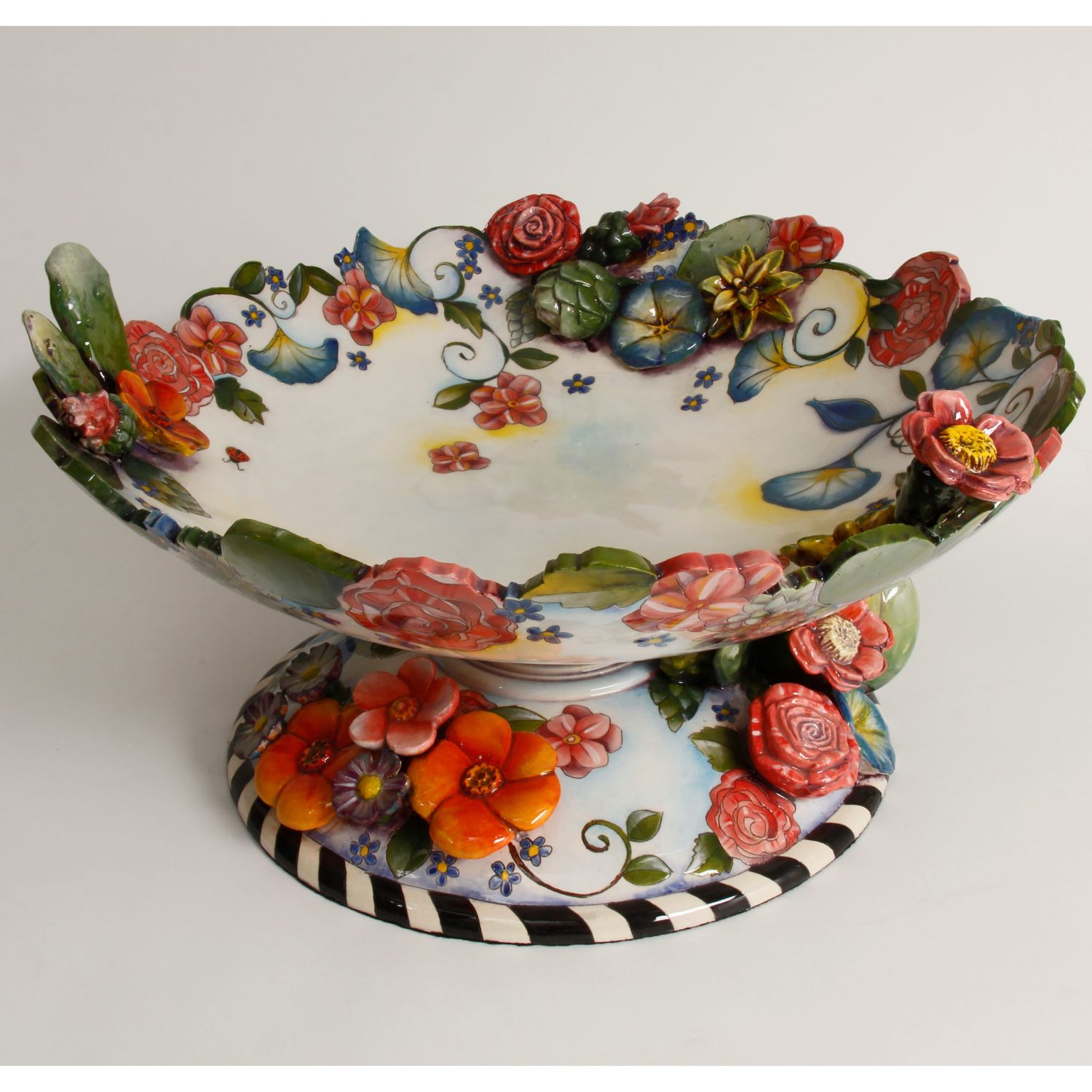DaNisha Sculpture: Floral Bowl with Succulents Product Image 4 of 4