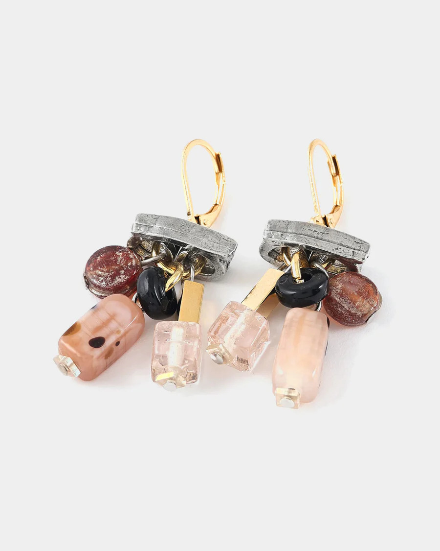 Anne-Marie Chagnon: Juncus Two-Tone & Neapolitan Earrings Product Image 1 of 2