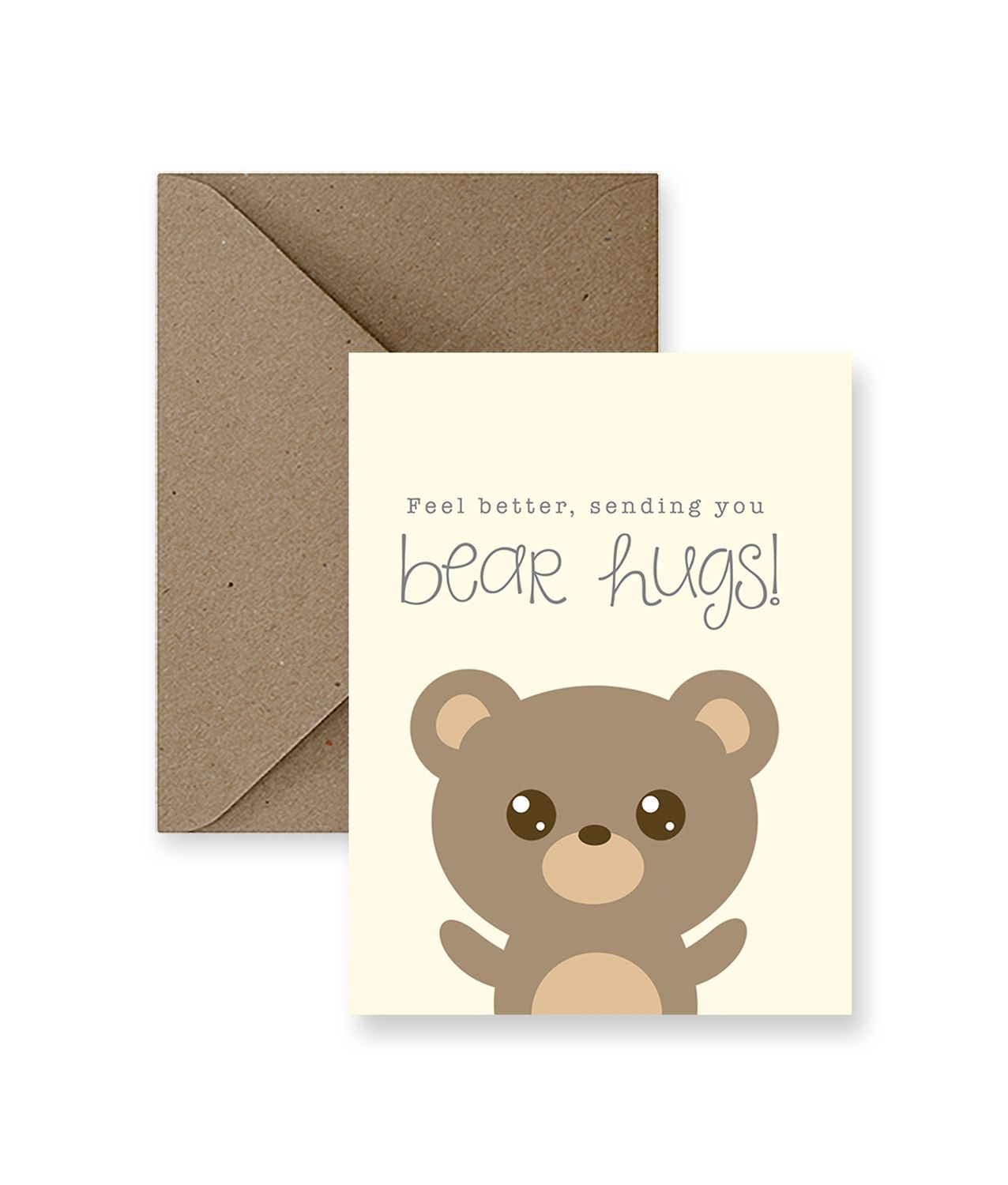 IMPAPER: Bear Hugs Get Well Card Product Image 1 of 2
