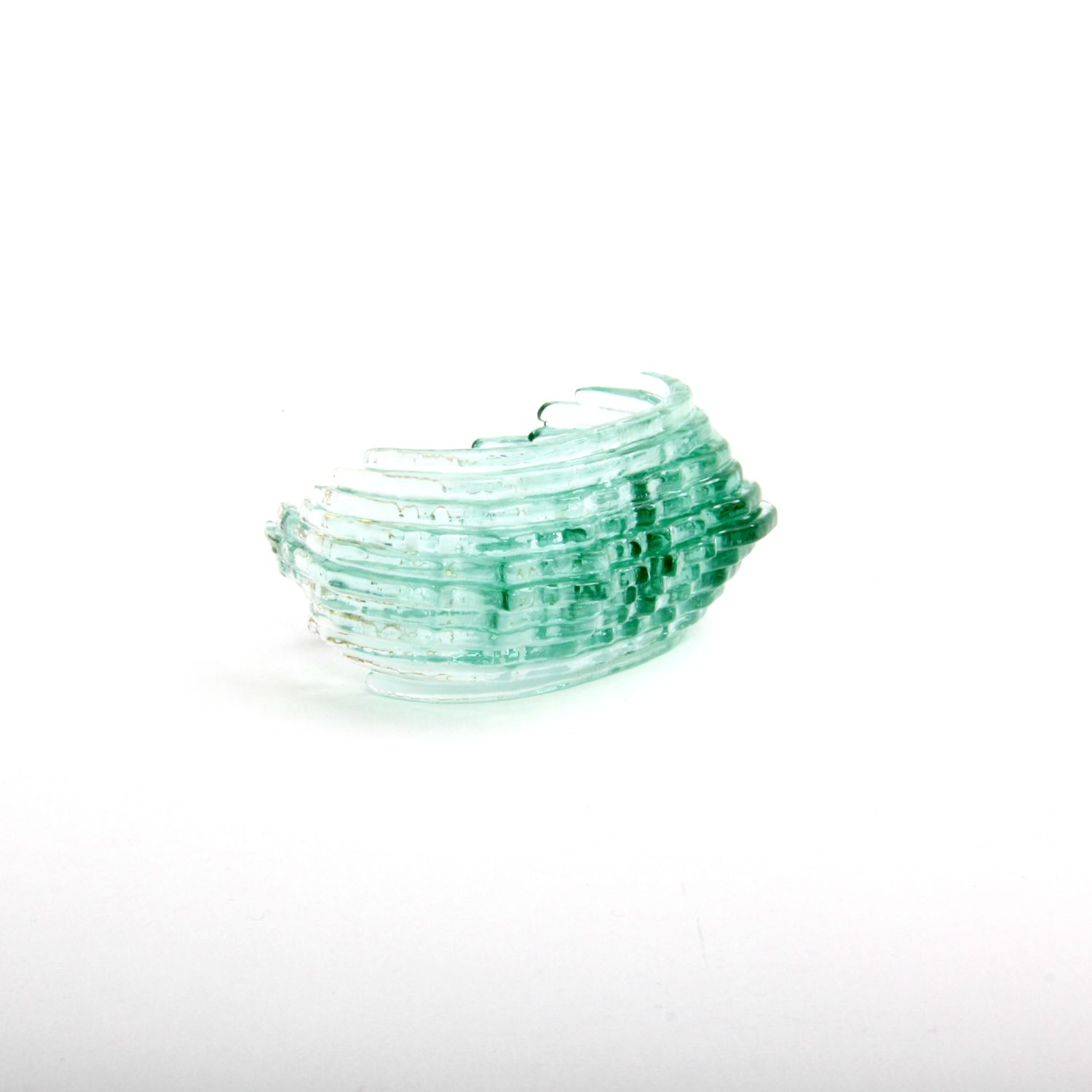 Broken Plates: Jade Curly Moss Blend Cuff Product Image 1 of 4